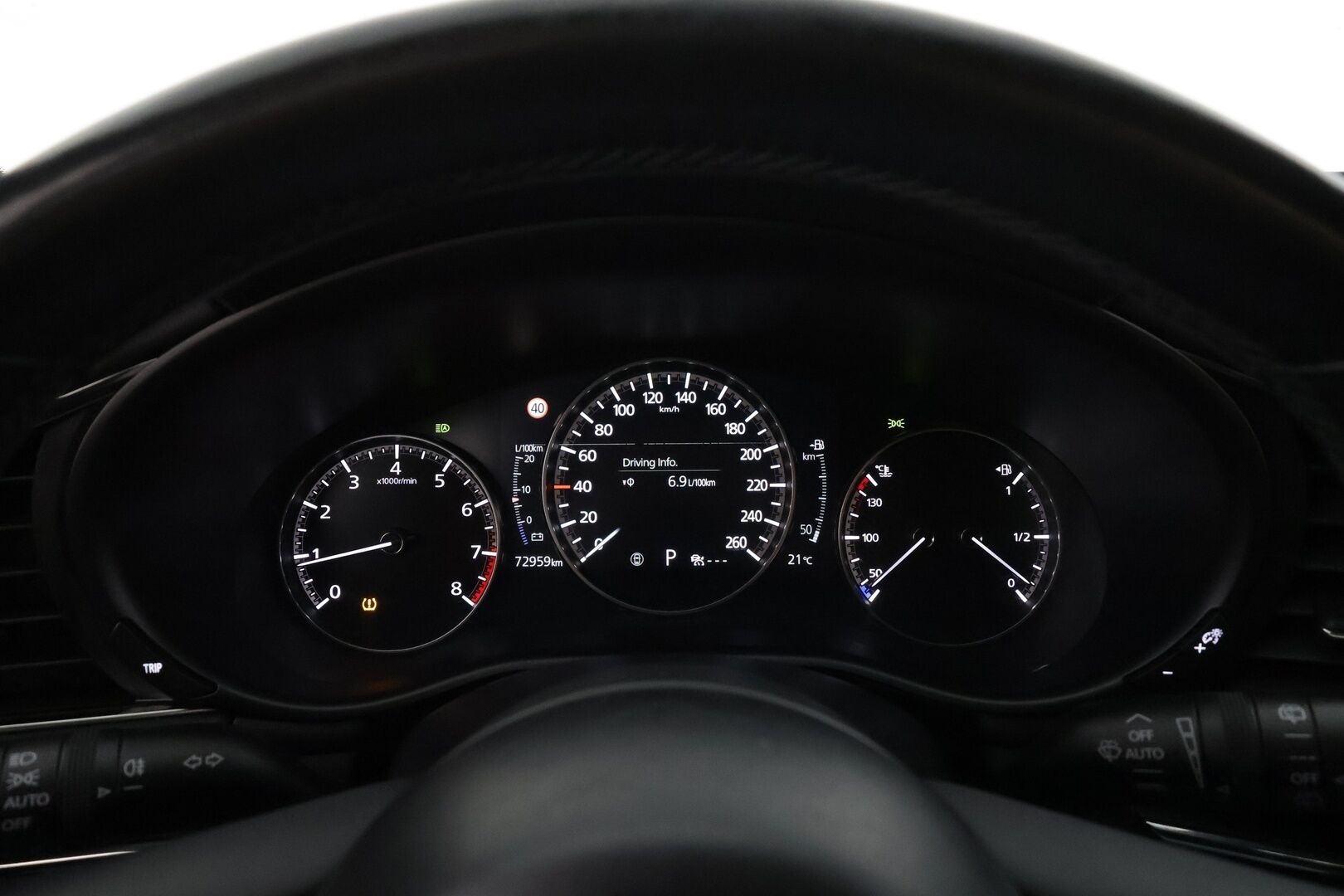 Mazda Mazda3 2020 Hatchback 2,0 (122 hv) SKYACTIV-G Vision Plus Business AT HL2Y * ACC / P.kamera / Lohko+Sisä / Navi * - Suomi-auto / Kahdet renkaat aluvanteilla