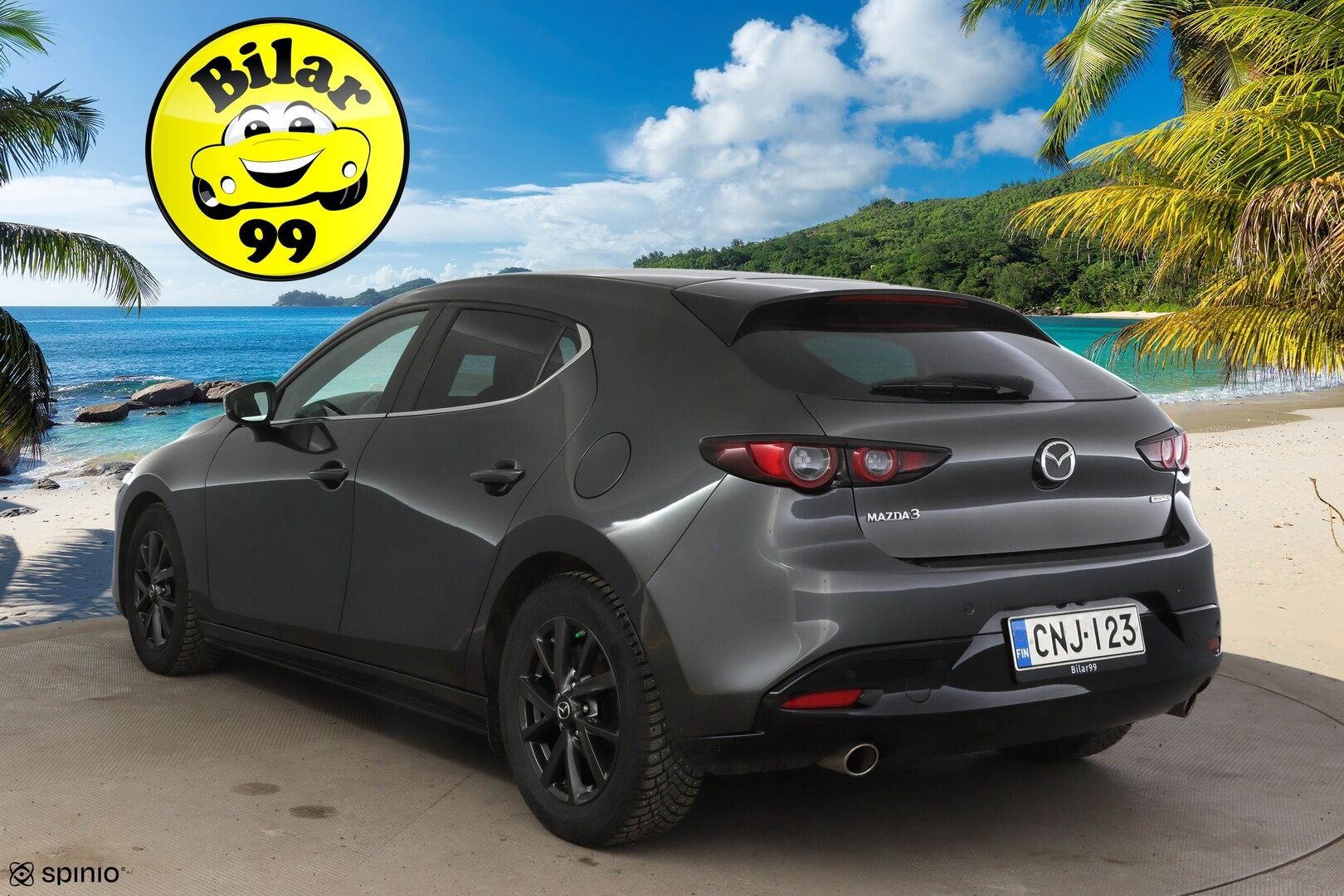 Mazda Mazda3 2020 Hatchback 2,0 (122 hv) SKYACTIV-G Vision Plus Business AT HL2Y * ACC / P.kamera / Lohko+Sisä / Navi * - Suomi-auto / Kahdet renkaat aluvanteilla - HULLUT AVAJAISHULINAT KORKOTARJOUS 3,29 %