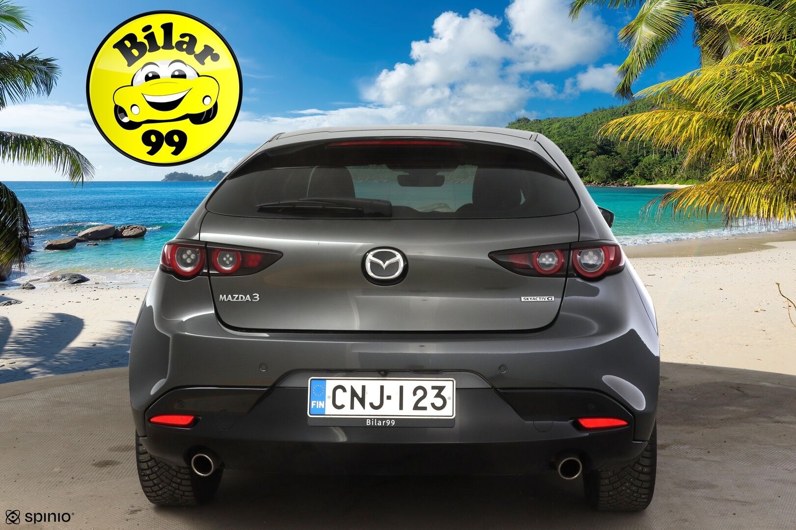 Mazda Mazda3 2020 Hatchback 2,0 (122 hv) SKYACTIV-G Vision Plus Business AT HL2Y * ACC / P.kamera / Lohko+Sisä / Navi * - Suomi-auto / Kahdet renkaat aluvanteilla - HULLUT AVAJAISHULINAT KORKOTARJOUS 3,29 %