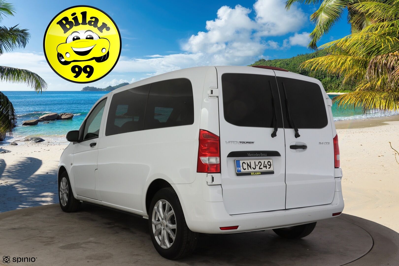 Mercedes-Benz Vito 2019 Tourer 114CDI normaali A1 A * ALV / Vakkari / Bluetooth * - 3,99 % KORKOTARJOUS TÄHÄN AUTOON 28.9. ASTI! - * ALV / Suomi-auto / 9-paik. / 2x renkaat ja vanteet *