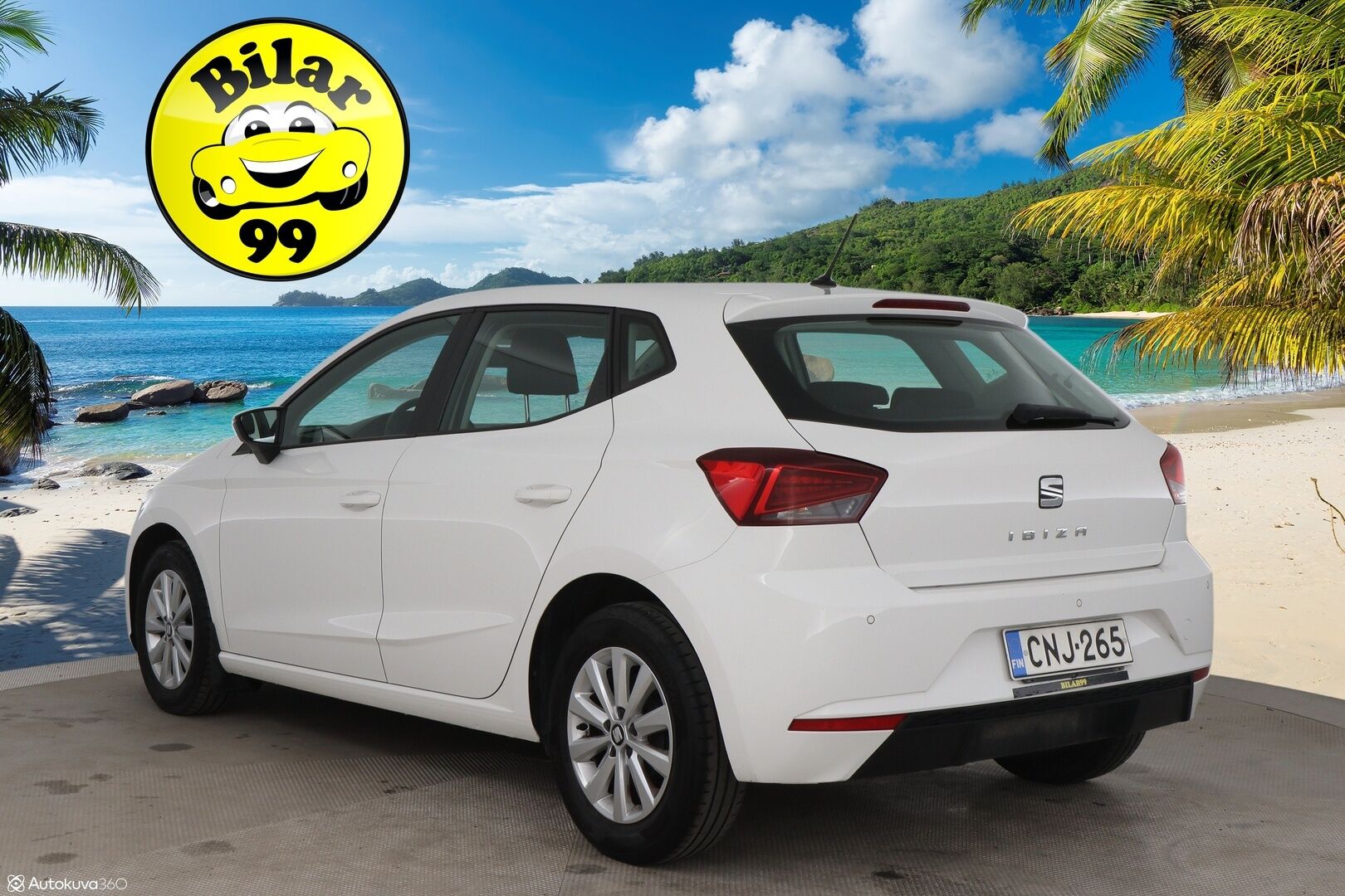 Seat Ibiza 2019 1,0 EcoTSI 95 Style / FullLink / Vakkari / P-Tutka / Front Assist - 2.om Suomi-auto / Kahdet renkaat / Hyvä huoltohistoria!
