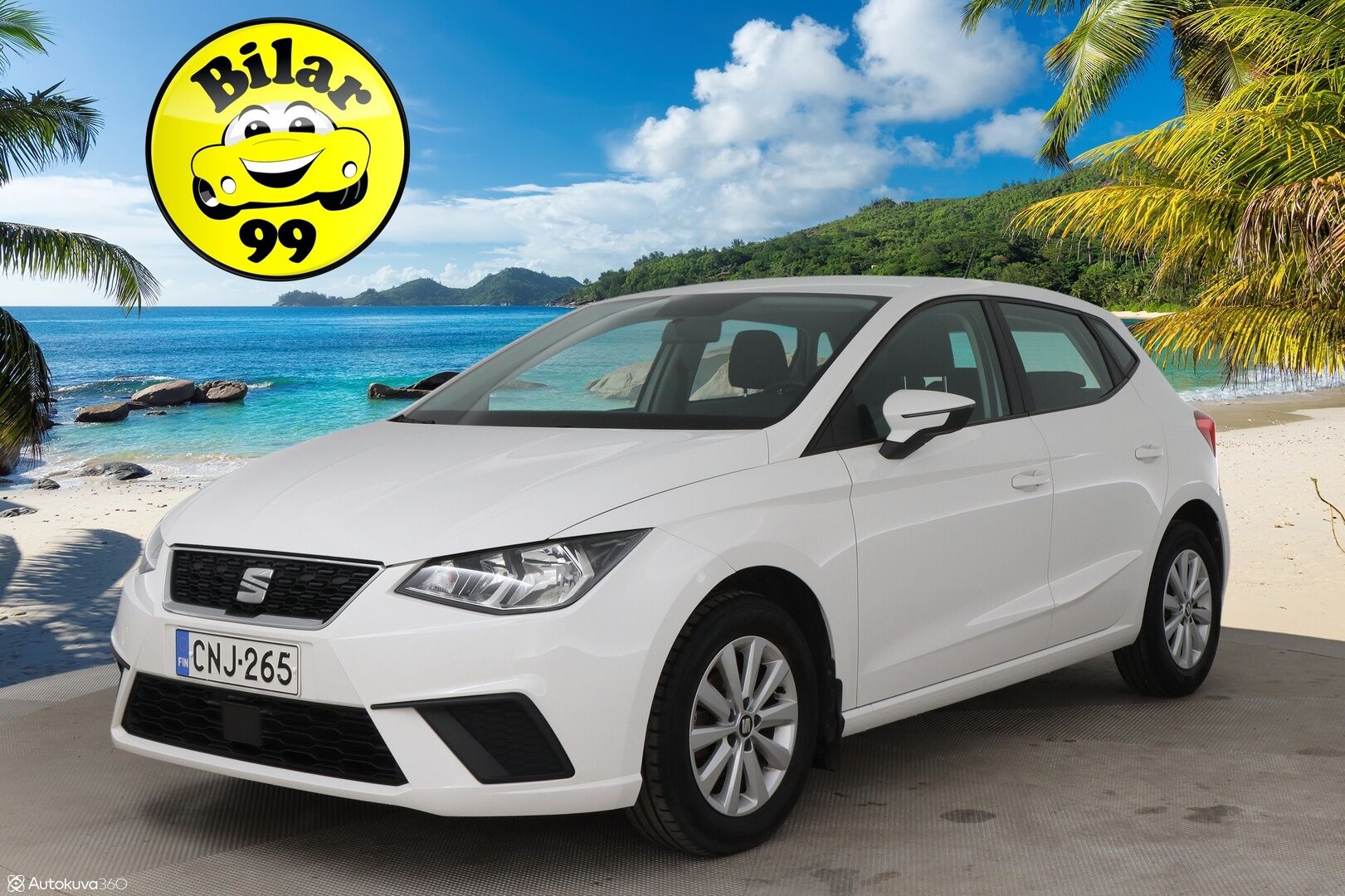Seat Ibiza 2019 1,0 EcoTSI 95 Style / FullLink / Vakkari / P-Tutka / Front Assist - 2.om Suomi-auto / Kahdet renkaat / Hyvä huoltohistoria!
