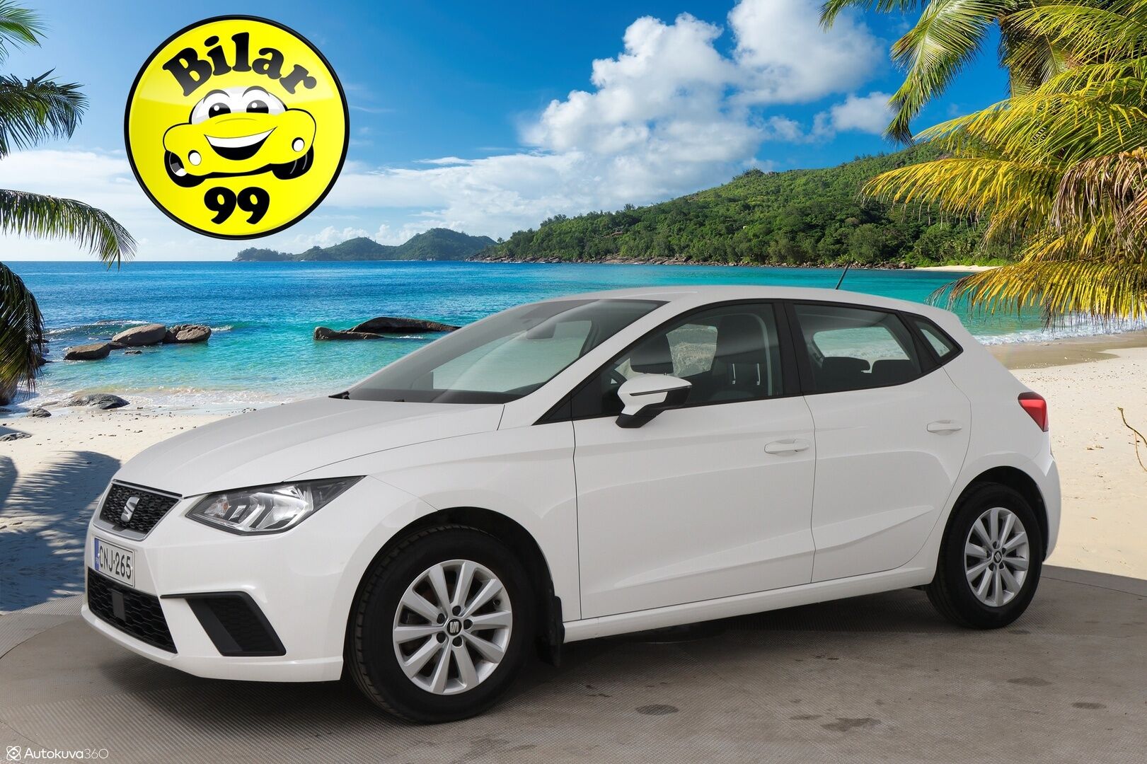 Seat Ibiza 2019 1,0 EcoTSI 95 Style / FullLink / Vakkari / P-Tutka / Front Assist - 2.om Suomi-auto / Kahdet renkaat / Hyvä huoltohistoria!
