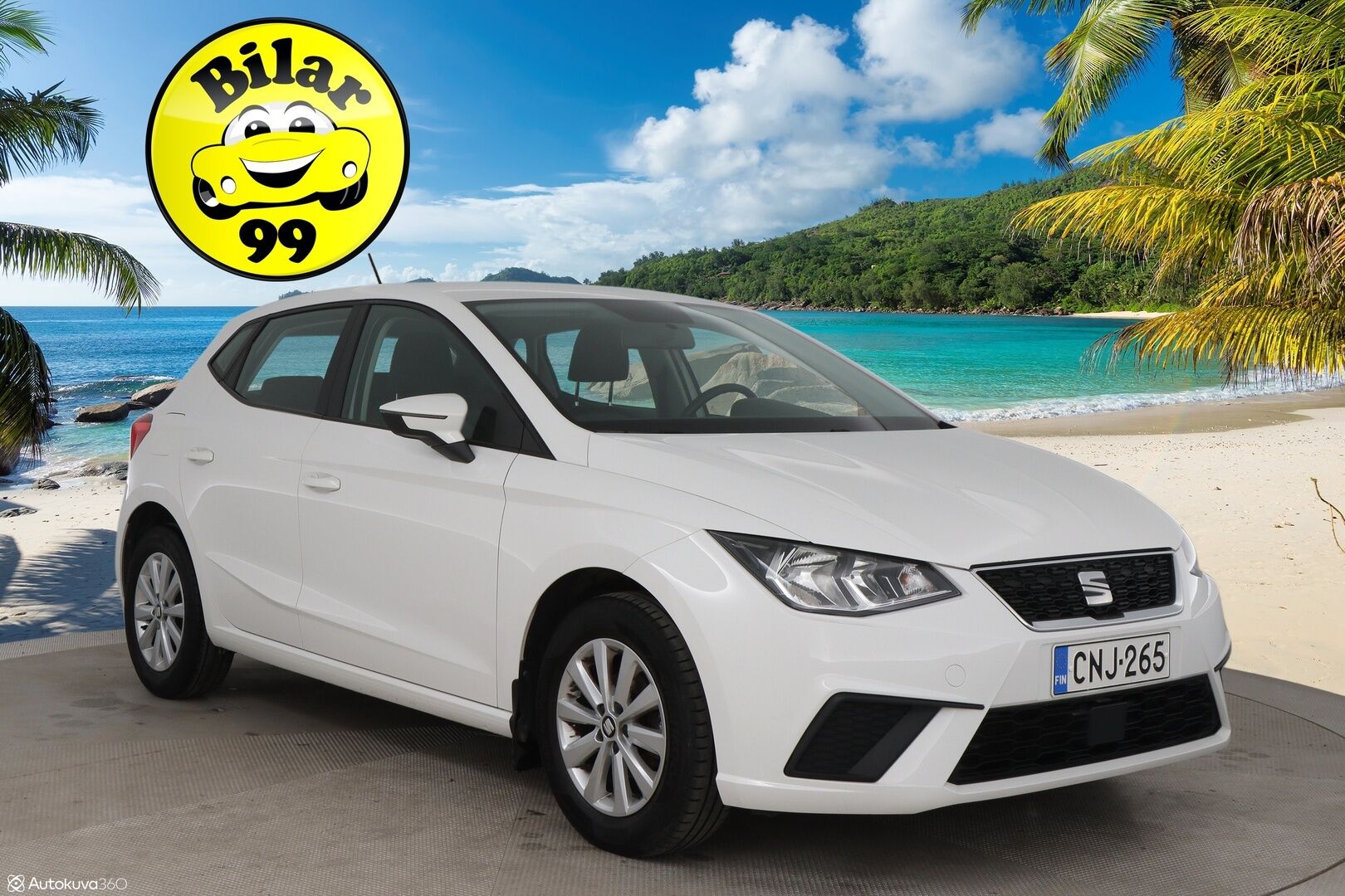 Seat Ibiza 2019 1,0 EcoTSI 95 Style / FullLink / Vakkari / P-Tutka / Front Assist - 2.om Suomi-auto / Kahdet renkaat / Hyvä huoltohistoria!