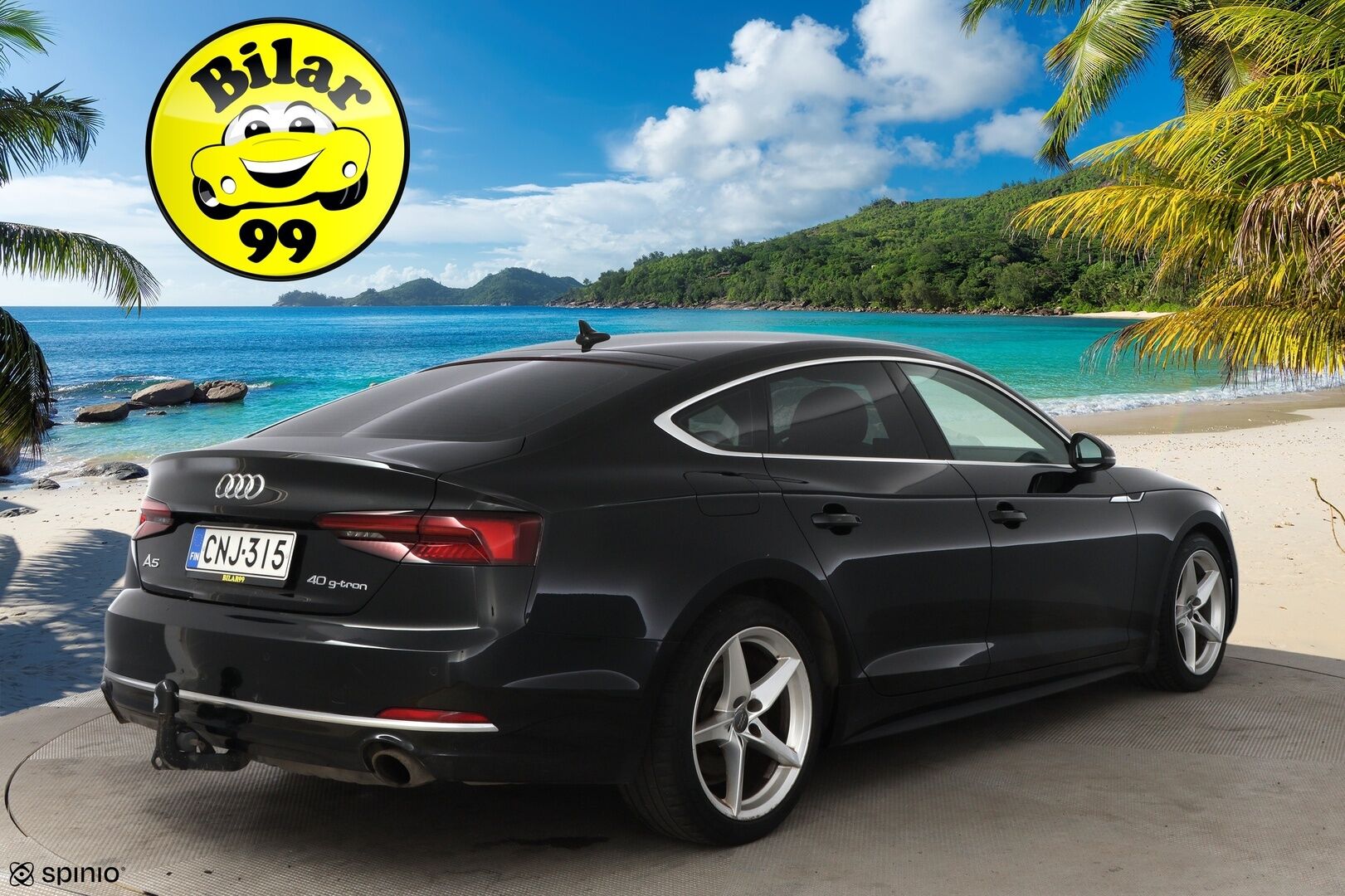 Audi A5 2019 Sportback Business Sport g-tron Edition 40 g-tron S tronic - Webasto / Sporttipenkit / Matrix LED / KeylessGo / Vetokoukku / Muistipenkki / Huippuvarusteet!