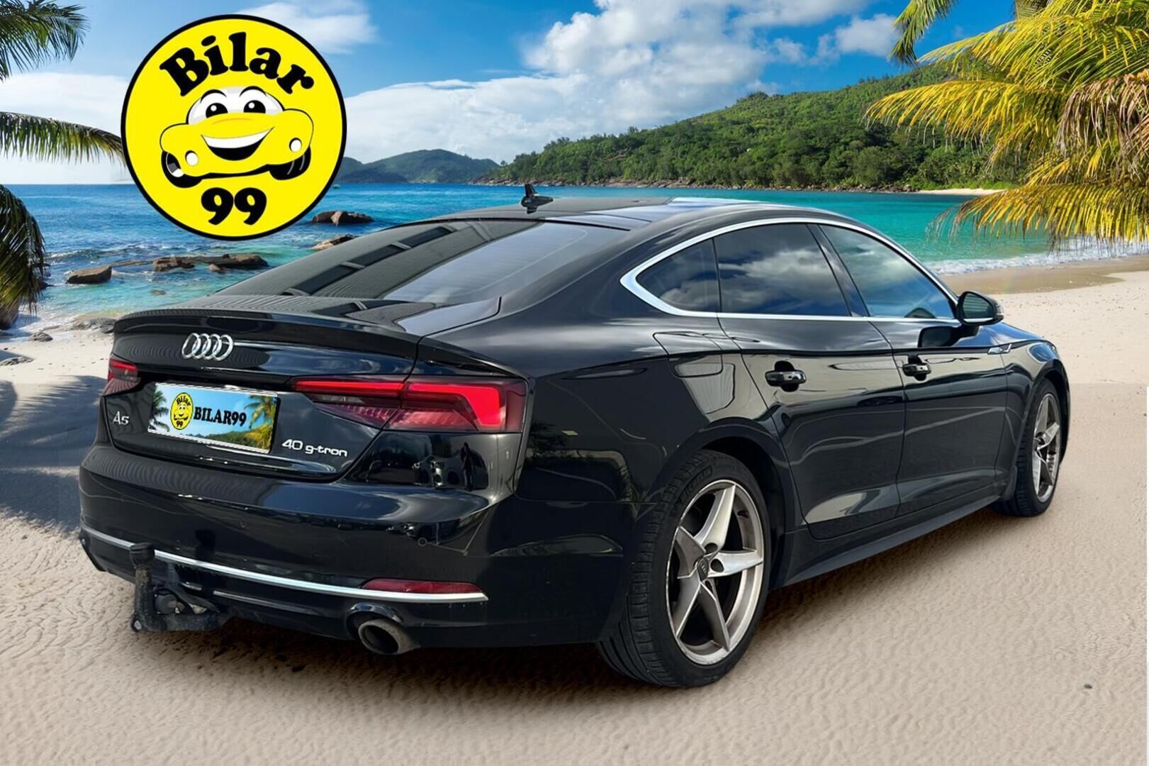 Audi A5 2019 Sportback Business Sport g-tron Edition 40 g-tron S tronic - Webasto / Sporttipenkit / Matrix LED / KeylessGo / Vetokoukku / Muistipenkki / Huippuvarusteet!