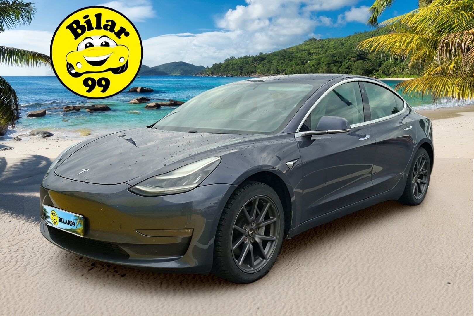 Tesla Model 3 2019 Standard RWD Plus - Suomiauto | Premium Audio | Lasikatto | Nahkasisusta | Peruutuskamera | Adapt.LED | Ratinlämmitys | 4x Penkinlämmitys | 2x Renkaat Aluvantein!