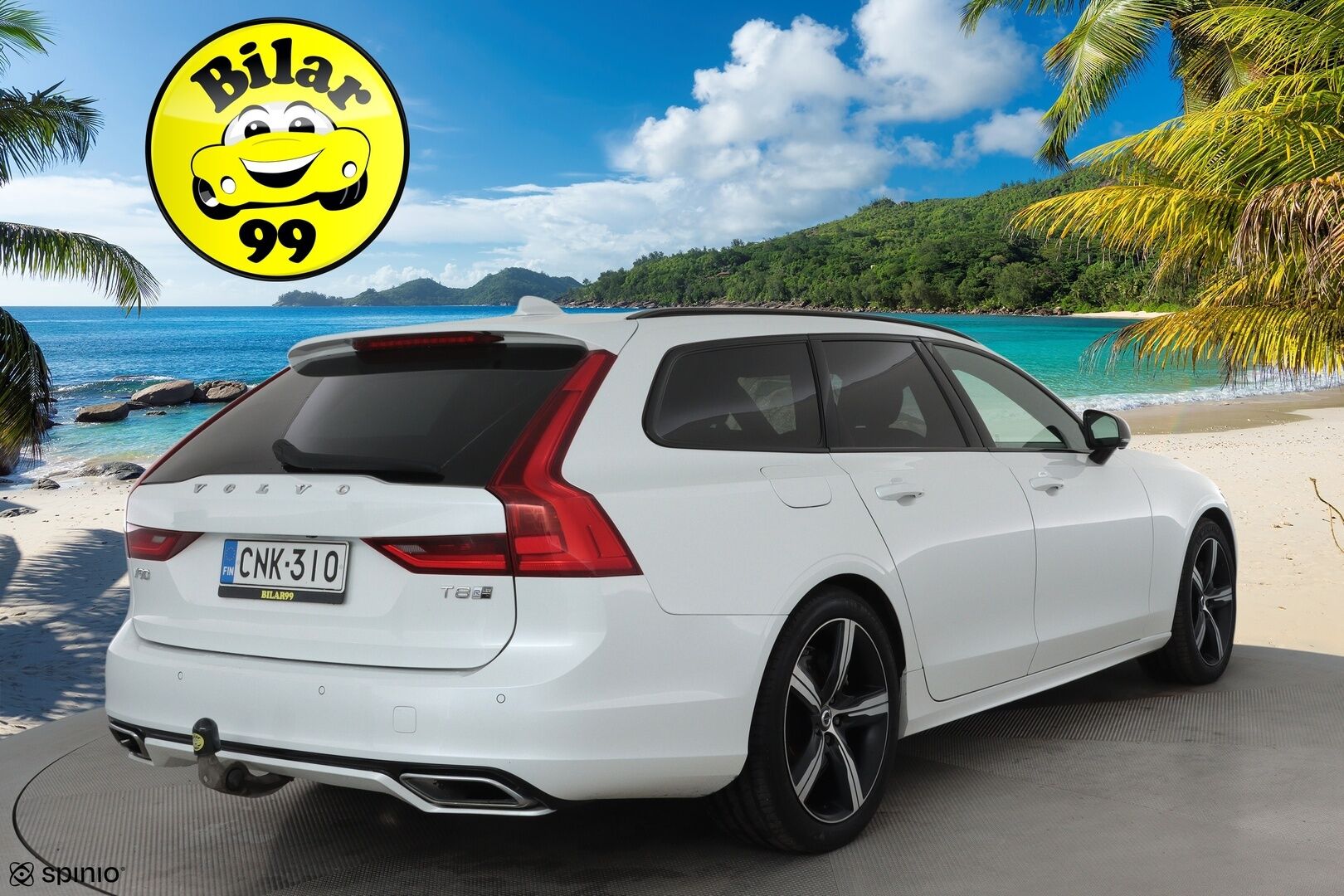 Volvo V90 2020 T8 TwE AWD R-Design aut **Panorama / Webasto / Koukku / Sporttipenkki Muistilla / ACC / H&K / Full-LED / 360° Kamera** - 3,99 % KORKOTARJOUS TÄHÄN AUTOON 14.9. ASTI! - Suomi-auto / 2x Latauskaapelit / Kahdet Renkaat / Merkkihuollettu!