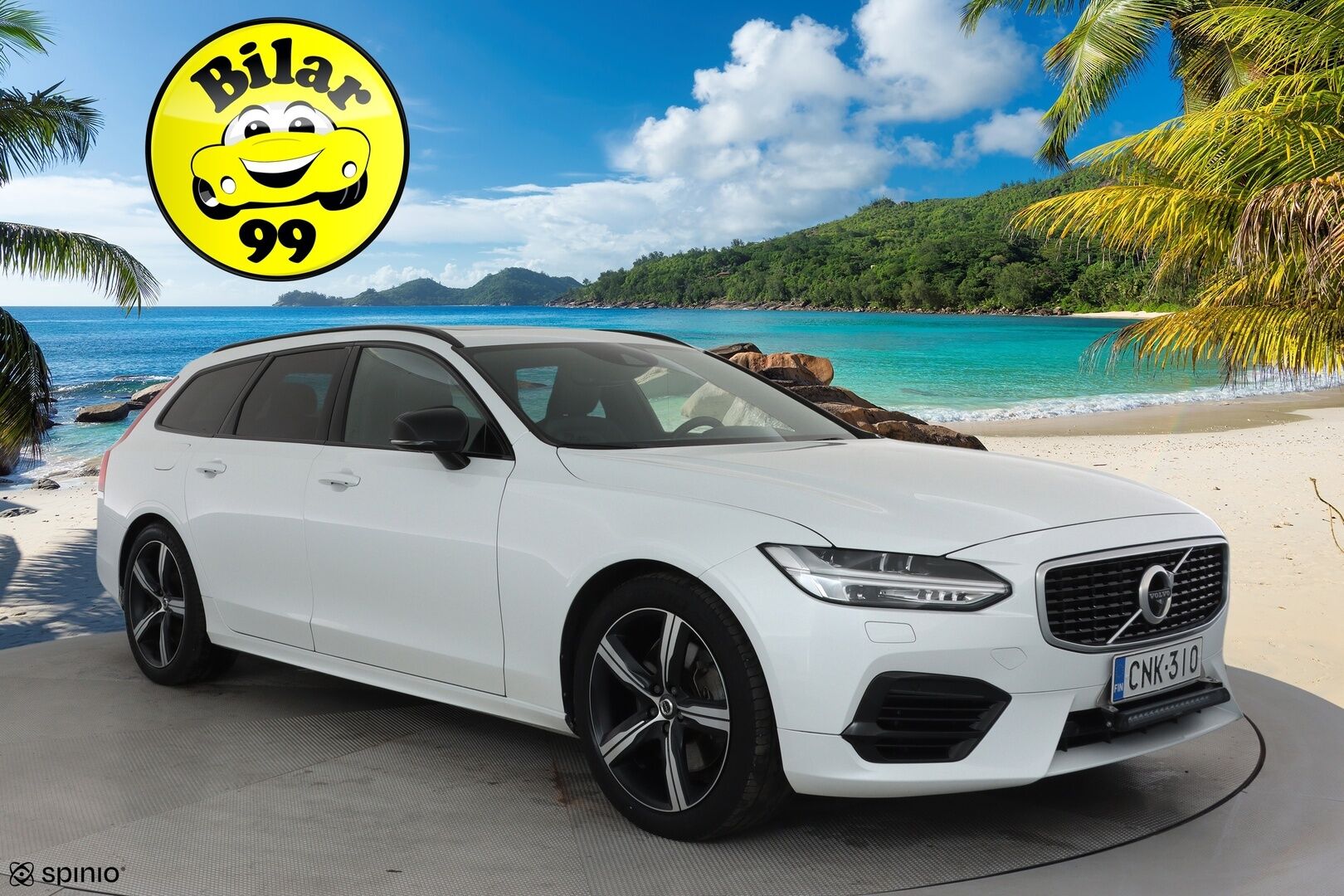 Volvo V90 2020 T8 TwE AWD R-Design aut **Panorama / Webasto / Koukku / Sporttipenkki Muistilla / ACC / H&K / Full-LED / 360° Kamera** - 3,99 % KORKOTARJOUS TÄHÄN AUTOON 14.9. ASTI! - Suomi-auto / 2x Latauskaapelit / Kahdet Renkaat / Merkkihuollettu!