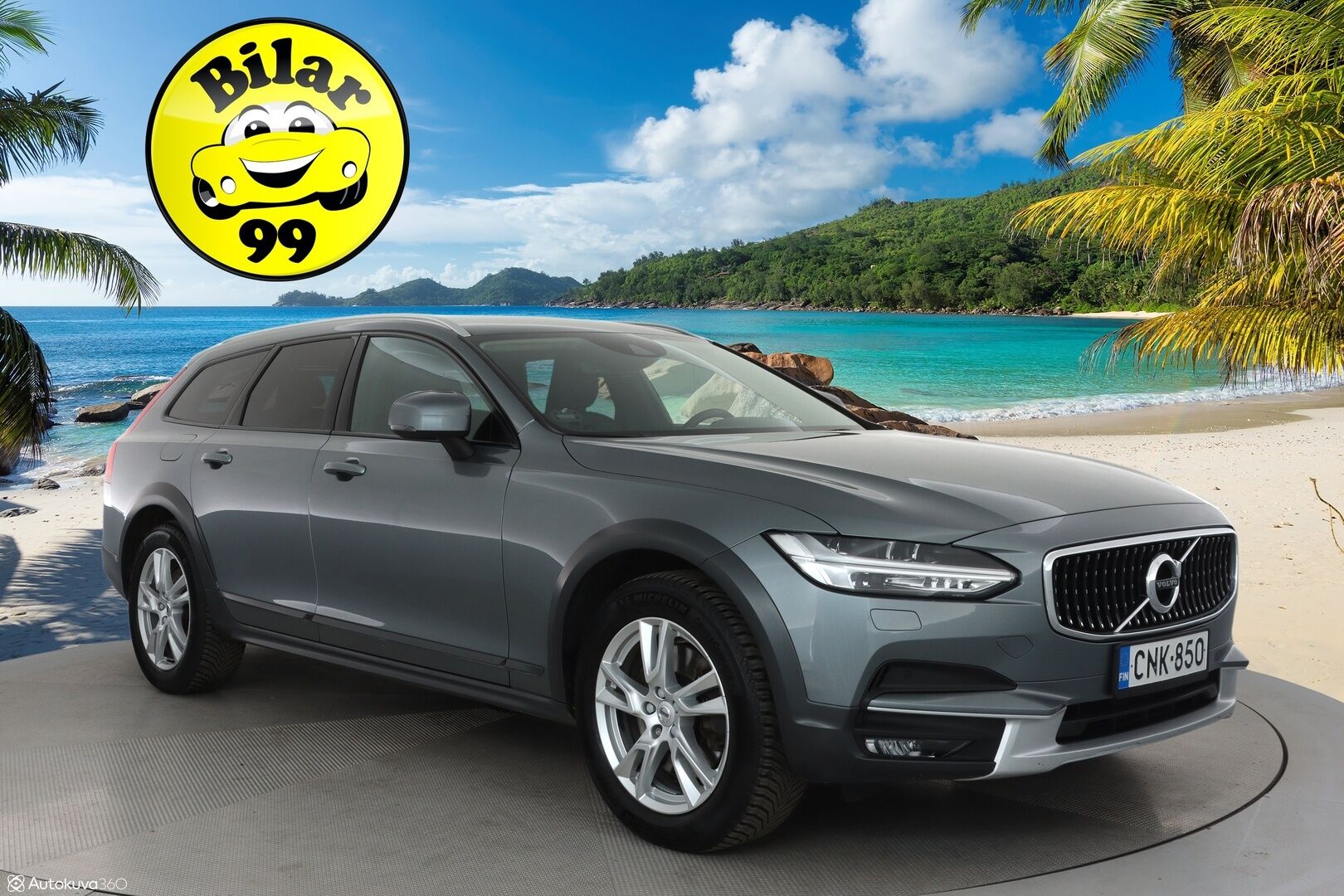 Volvo V90 Cross Country 2019 D4 AWD Plus **HUD / Muistipenkit / H&K / P-kamera / Koukku / Adapt.vakkari / Nahkapenkit** - 3,99 % KORKOTARJOUS TÄHÄN AUTOON - 