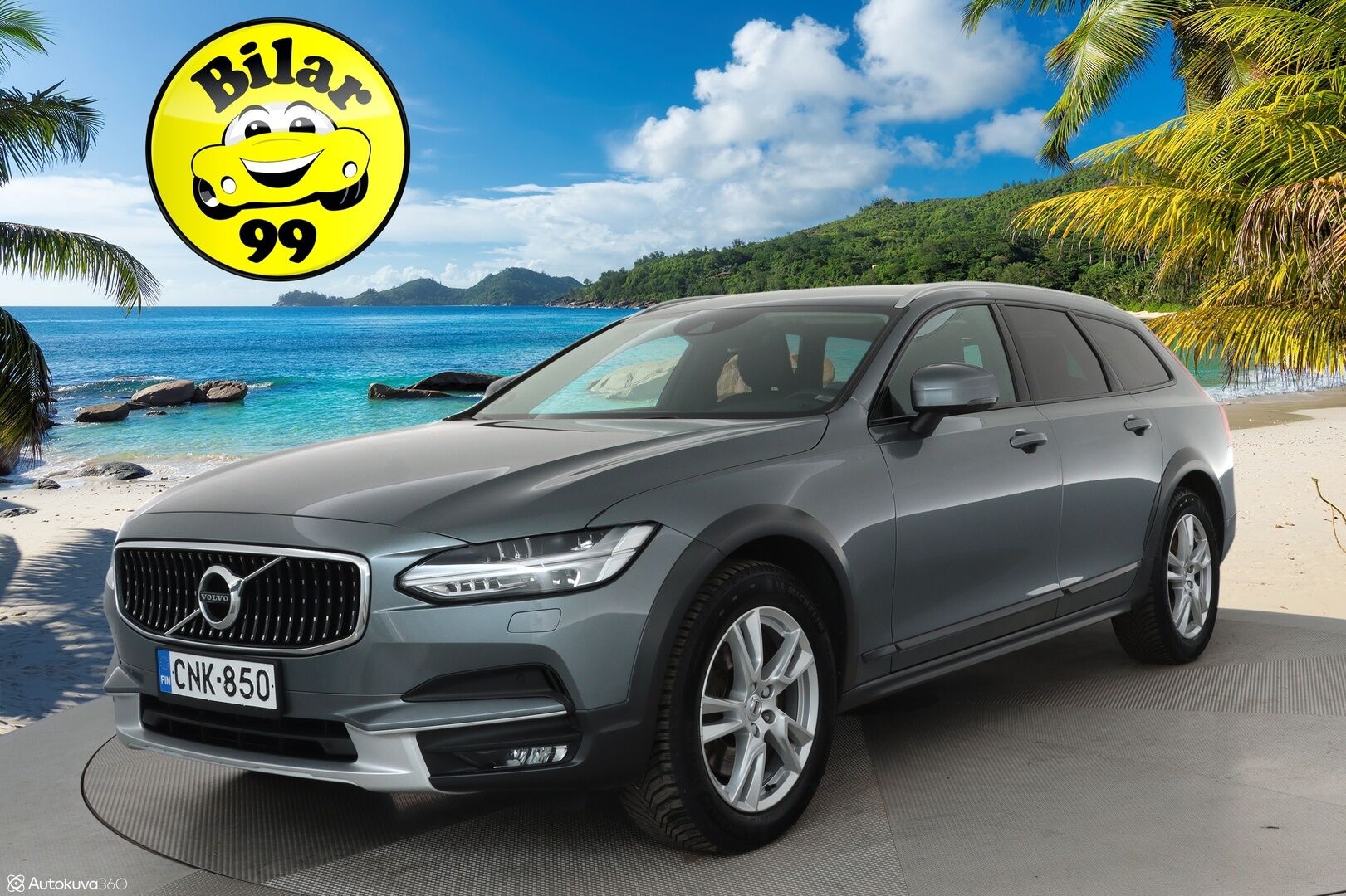 Volvo V90 Cross Country 2019 D4 AWD Plus **HUD / Muistipenkit / H&K / P-kamera / Koukku / Adapt.vakkari / Nahkapenkit** - 3,99 % KORKOTARJOUS TÄHÄN AUTOON - 