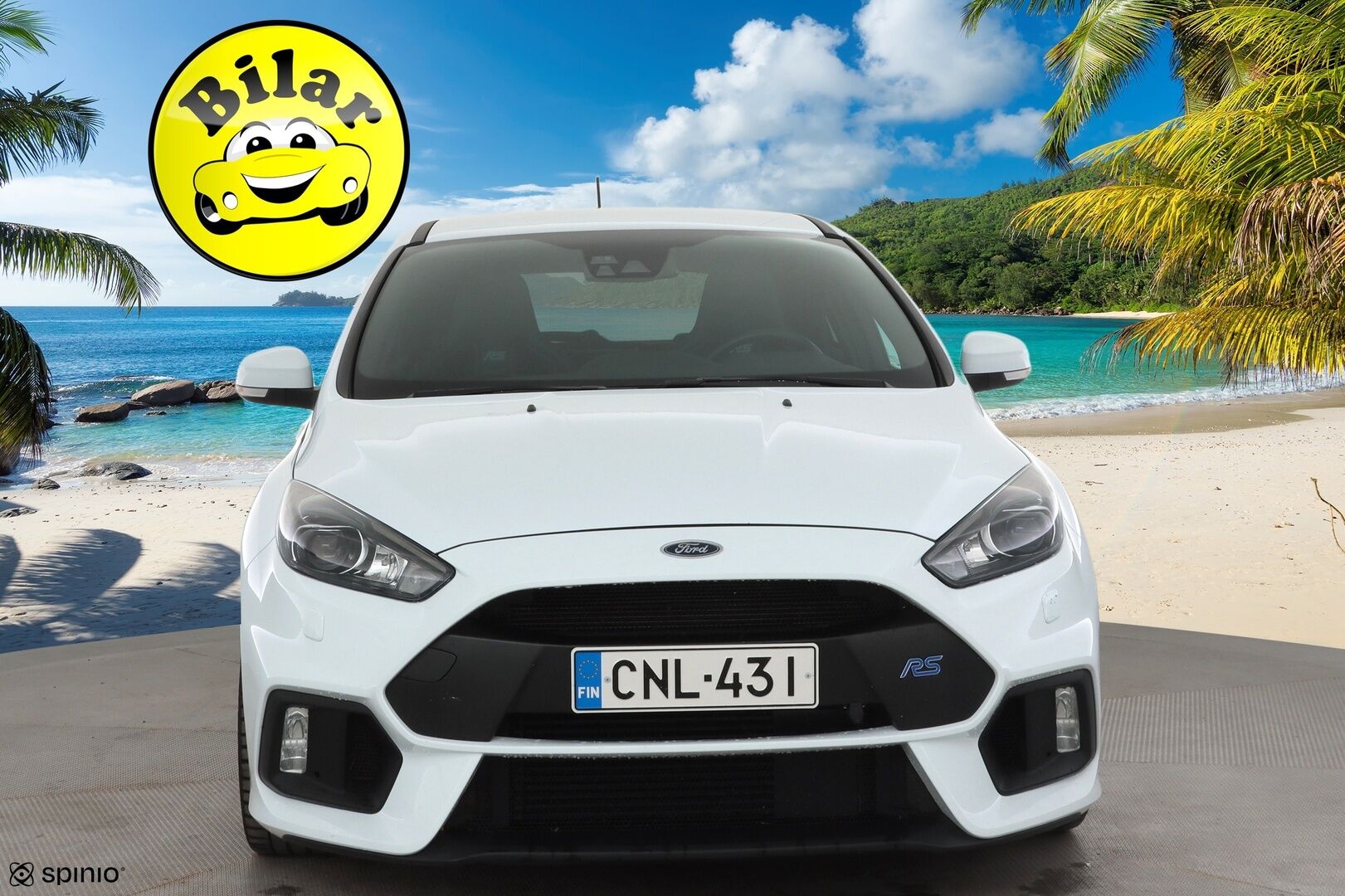 FORD Focus 2018 2,3 EcoBoost 350 hv start/stop M6 RS 5-ovinen - | Drift Mode | Recaro - kuppipenkit | Sony Audio | Xenon | Nahka-alcantara | P.kamera | Apple & Android | Merkkihuollot | 2x renkaat aluin |