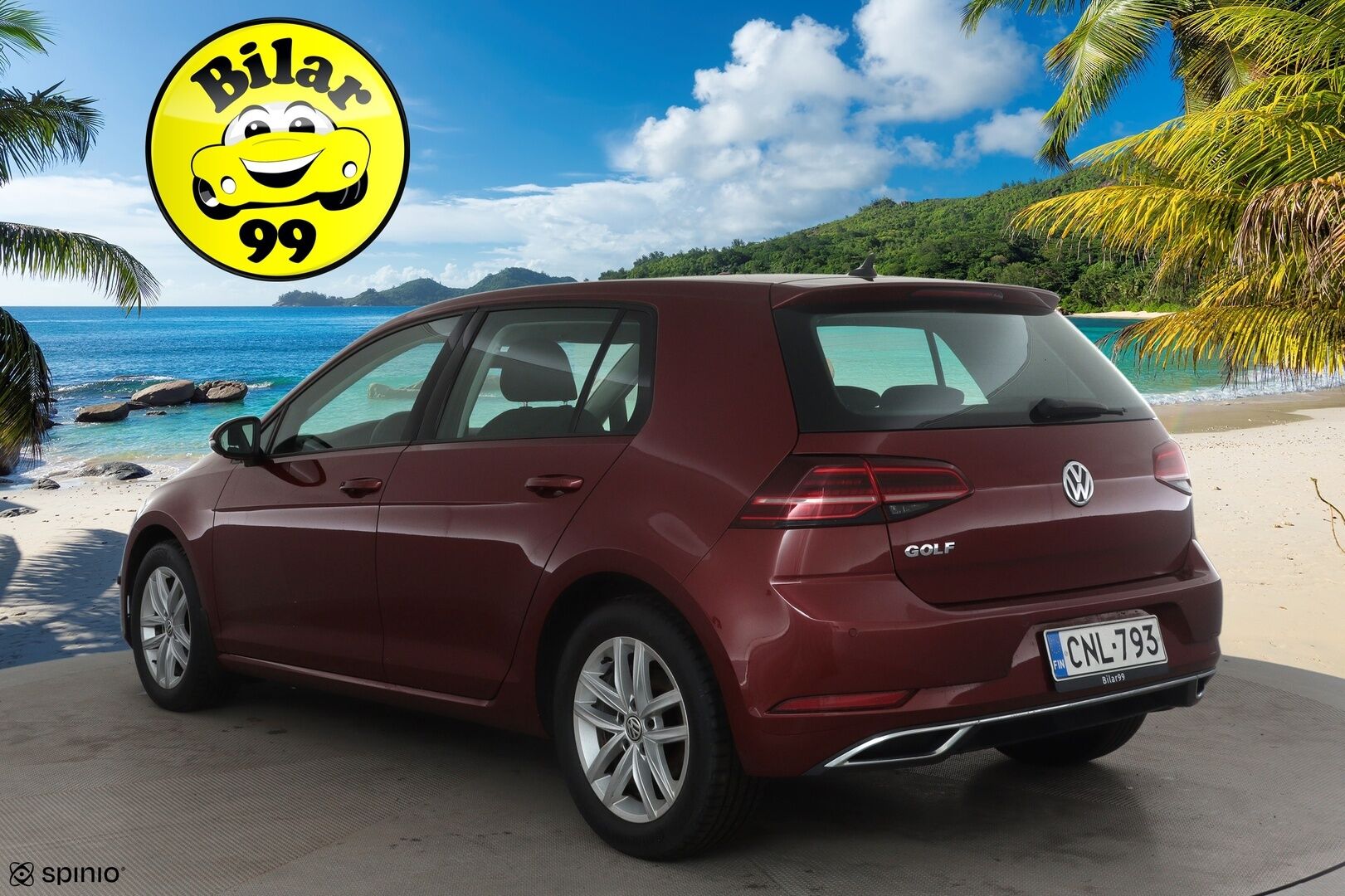 Volkswagen Golf 2019 Highline 1,0 TSI 85 kW (115 hv) DSG-automaatti * Webasto / Adapt.Vakkari / Peruutuskamera / Digimittari /  LED / KeylessGo - Suomi-auto / Kahdet renkaat aluvanteilla / Poikkeukselliset varusteet!