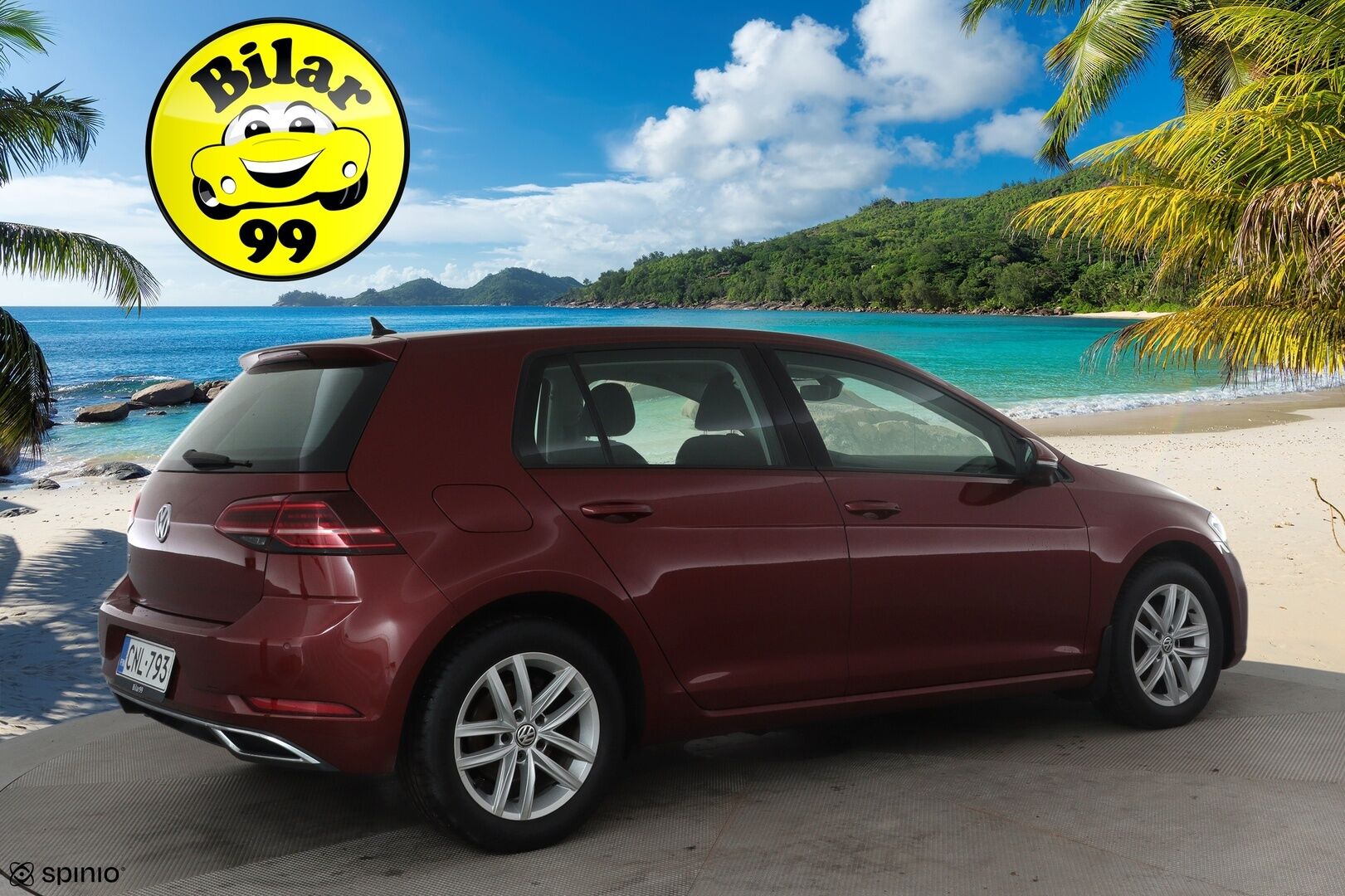 Volkswagen Golf 2019 Highline 1,0 TSI 85 kW (115 hv) DSG-automaatti * Webasto / Adapt.Vakkari / Peruutuskamera / Digimittari /  LED / KeylessGo - Suomi-auto / Kahdet renkaat aluvanteilla / Poikkeukselliset varusteet!