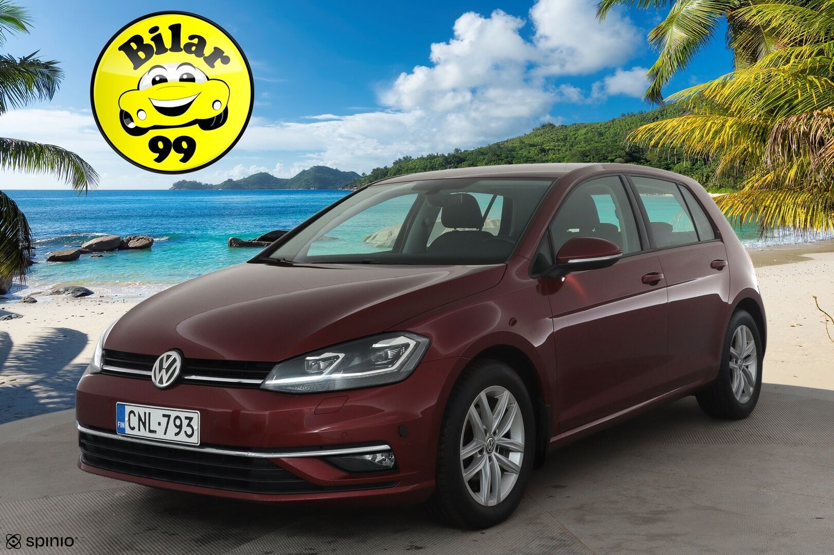 Volkswagen Golf 2019 Highline 1,0 TSI 85 kW (115 hv) DSG-automaatti * Webasto / Adapt.Vakkari / Peruutuskamera / Digimittari /  LED / KeylessGo - Suomi-auto / Kahdet renkaat aluvanteilla / Poikkeukselliset varusteet!