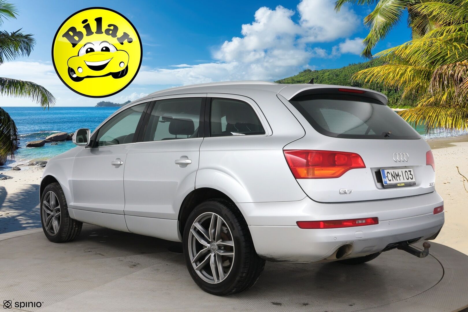 Audi Q7 2006 3,0 TDI DPF 171 kW quattro tiptronic-aut. 7-ist. - Tämä auto myydään huutokaupat.com -sivuston kautta | 7-paikkainen | Vakkari | 2x renkaat&vanteet | Nahka-alcantara | Navi | Koukku |