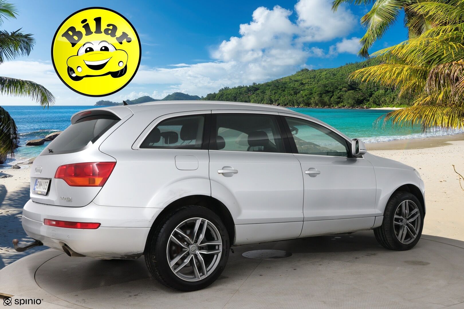 Audi Q7 2006 3,0 TDI DPF 171 kW quattro tiptronic-aut. 7-ist. - Tämä auto myydään huutokaupat.com -sivuston kautta | 7-paikkainen | Vakkari | 2x renkaat&vanteet | Nahka-alcantara | Navi | Koukku |
