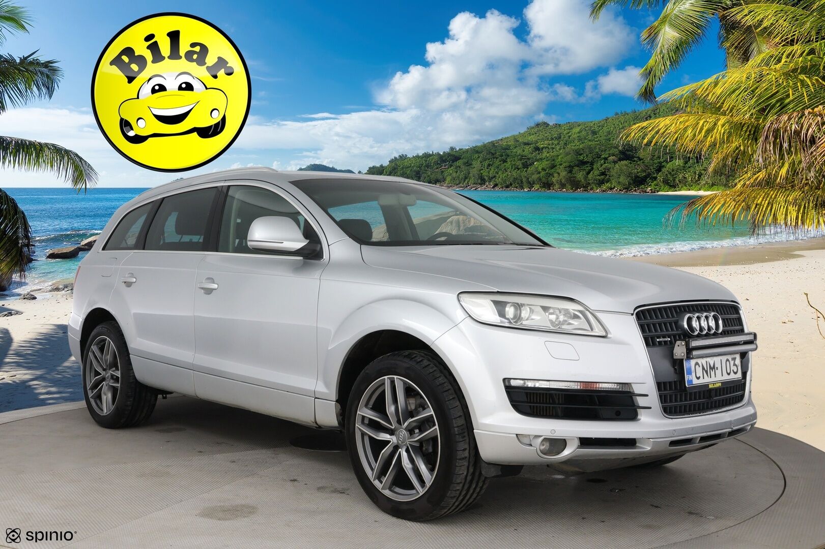 Audi Q7 2006 3,0 TDI DPF 171 kW quattro tiptronic-aut. 7-ist. - Tämä auto myydään huutokaupat.com -sivuston kautta | 7-paikkainen | Vakkari | 2x renkaat&vanteet | Nahka-alcantara | Navi | Koukku |