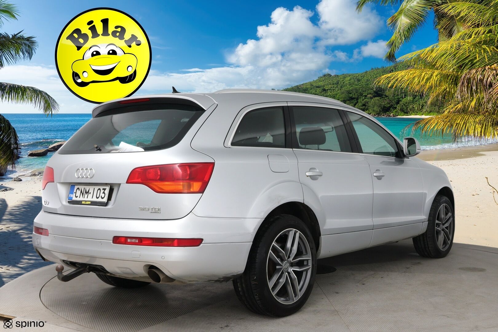 Audi Q7 2006 3,0 TDI DPF 171 kW quattro tiptronic-aut. 7-ist. - Tämä auto myydään huutokaupat.com -sivuston kautta | 7-paikkainen | Vakkari | 2x renkaat&vanteet | Nahka-alcantara | Navi | Koukku |