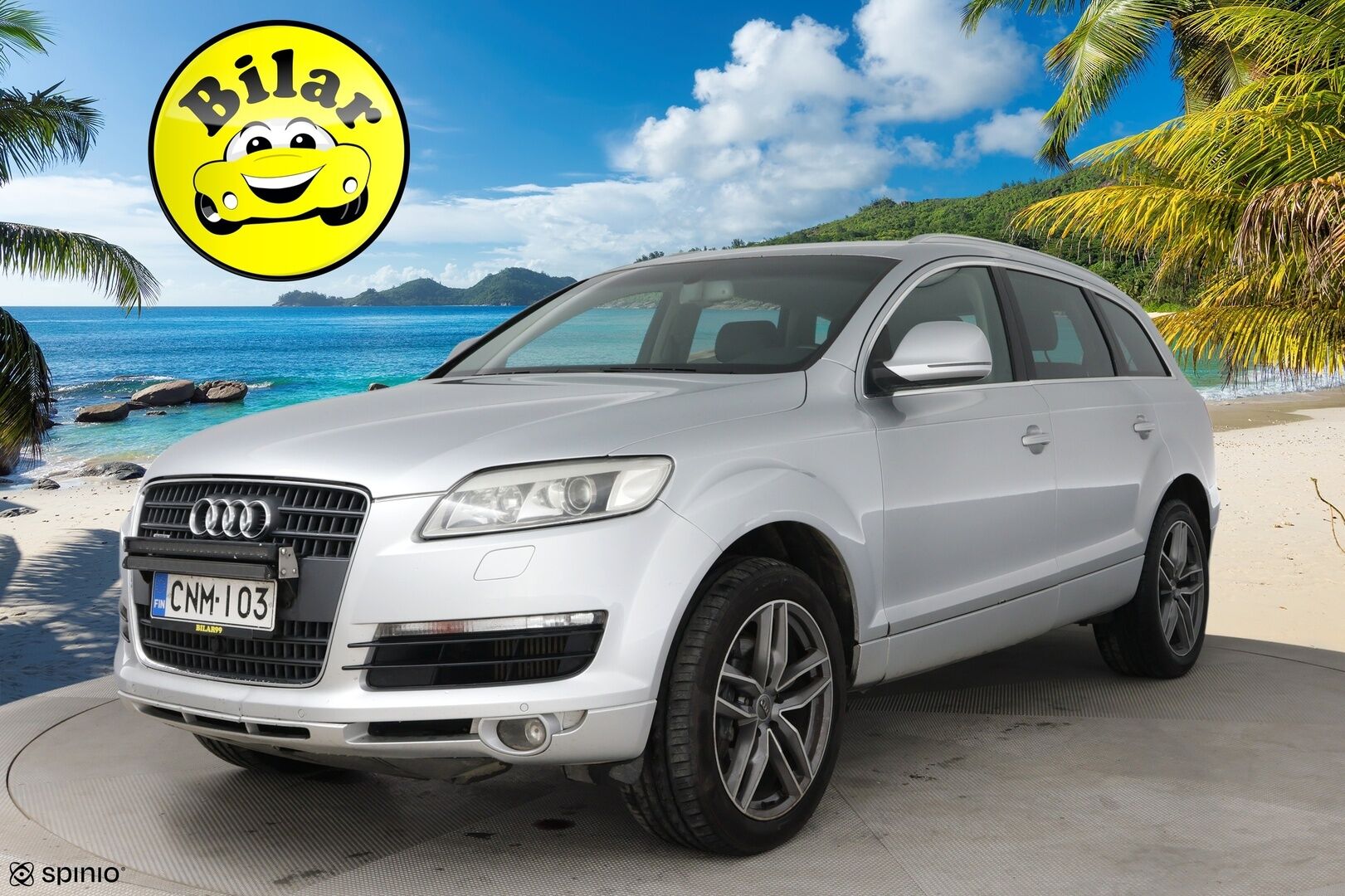 Audi Q7 2006 3,0 TDI DPF 171 kW quattro tiptronic-aut. 7-ist. - Tämä auto myydään huutokaupat.com -sivuston kautta | 7-paikkainen | Vakkari | 2x renkaat&vanteet | Nahka-alcantara | Navi | Koukku |
