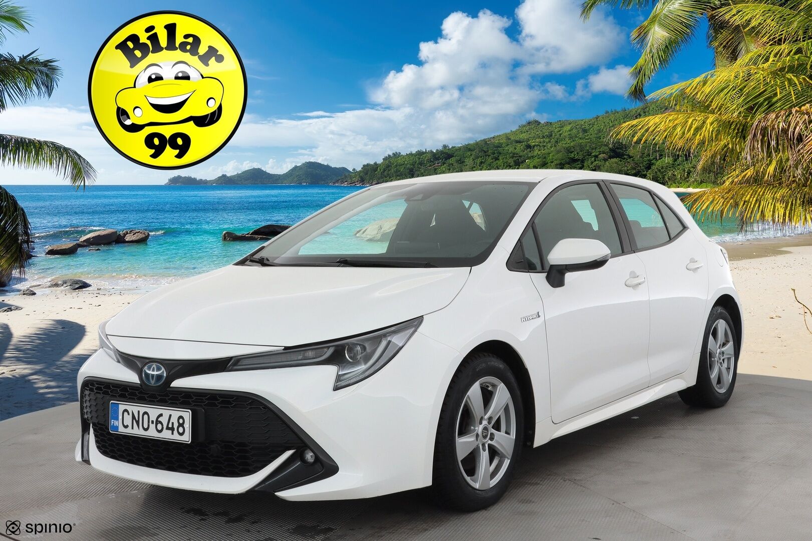 Toyota Corolla 2019 Hatchback 2,0 Hybrid Active * ACC / P.kamera / Lohko+Sisä / Navi / Keyless / LED / Ratinlämmitin * - Suomi-auto / Kahdet renkaat aluvanteilla