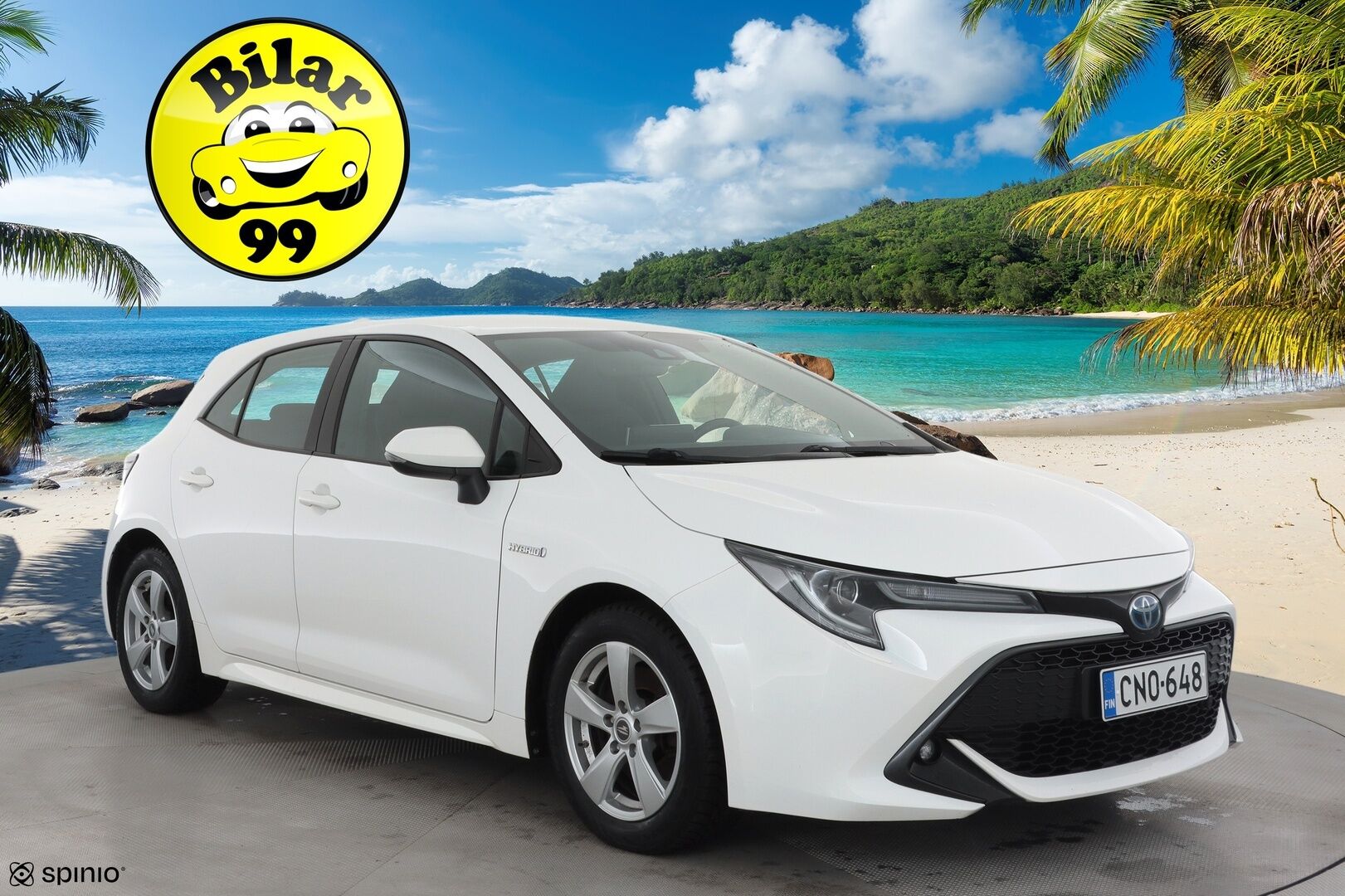 Toyota Corolla 2019 Hatchback 2,0 Hybrid Active * ACC / P.kamera / Lohko+Sisä / Navi / Keyless / LED / Ratinlämmitin * - Suomi-auto / Kahdet renkaat aluvanteilla