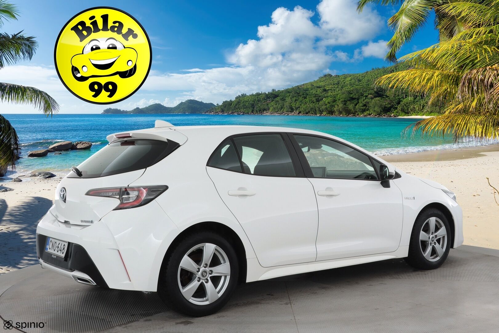 Toyota Corolla 2019 Hatchback 2,0 Hybrid Active * ACC / P.kamera / Lohko+Sisä / Navi / Keyless / LED / Ratinlämmitin * - Suomi-auto / Kahdet renkaat aluvanteilla