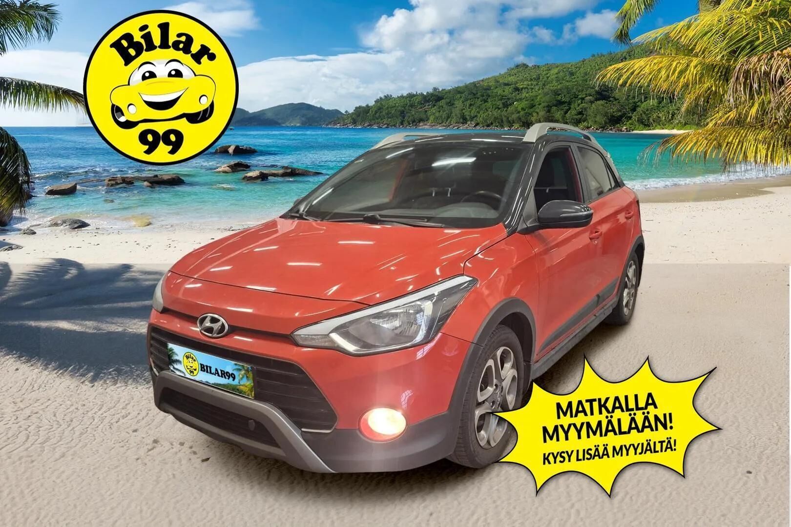 Hyundai i20 Active Cross 2020 1,0 T-GDI 100 hv 7-DCT Black - | Suomi-auto | Lohkolämmitin + sisäp. | P.kamera & tutkat | Apple & Android | Lämmitettävä ratti | 2x renkaat & vanteet |