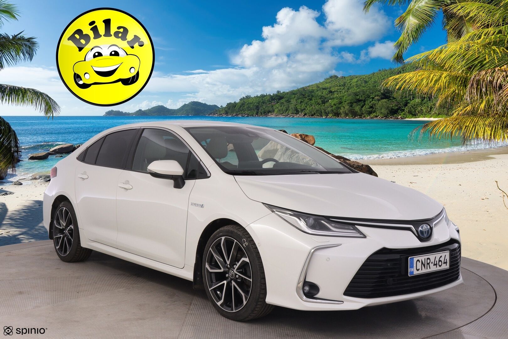 Toyota Corolla 2019 Sedan 1,8 Hybrid Premium *ACC / HUD / BLIS / Lohko / Koukku / Nahat / Navi / Kamera / Tutkat / LED / Ratinlämmitin* - Kattavilla varusteilla ja hyvällä huoltohistorialla varusteltu!