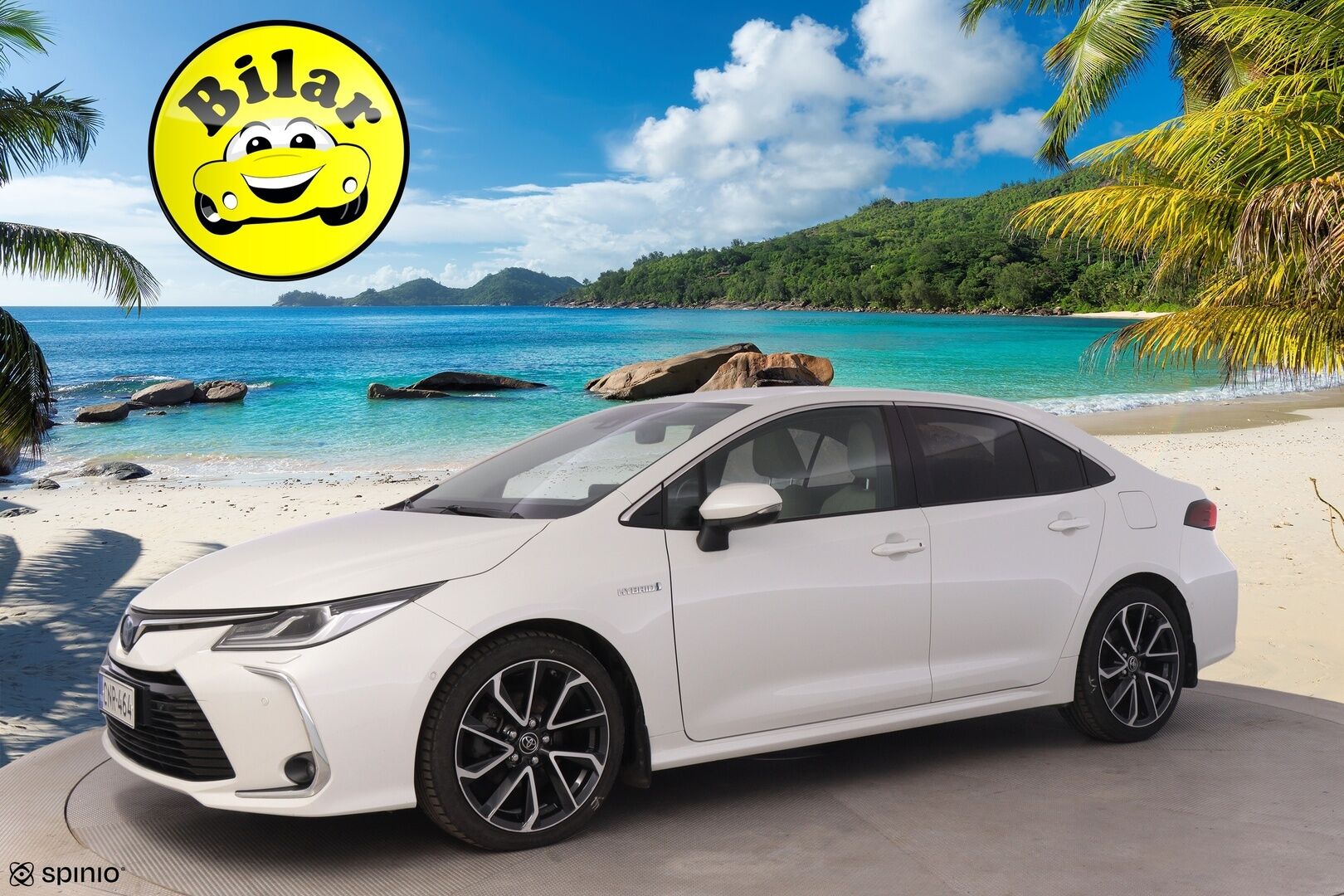Toyota Corolla 2019 Sedan 1,8 Hybrid Premium *ACC / HUD / BLIS / Lohko / Koukku / Nahat / Navi / Kamera / Tutkat / LED / Ratinlämmitin* - Kattavilla varusteilla ja hyvällä huoltohistorialla varusteltu!