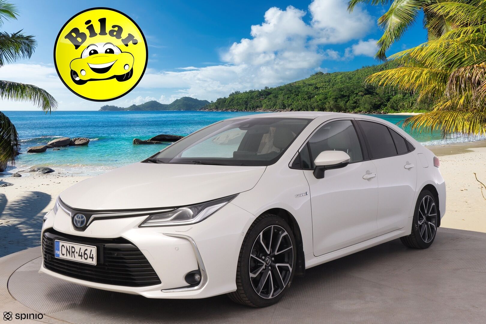 Toyota Corolla 2019 Sedan 1,8 Hybrid Premium *ACC / HUD / BLIS / Lohko / Koukku / Nahat / Navi / Kamera / Tutkat / LED / Ratinlämmitin* - Kattavilla varusteilla ja hyvällä huoltohistorialla varusteltu!