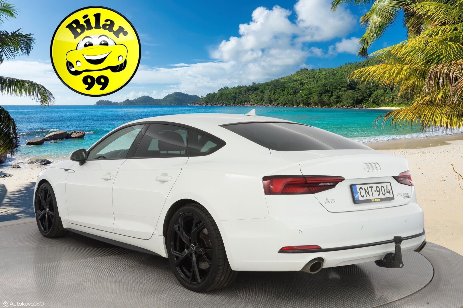 Audi A5 2019 Sportback Business Sport Edition 45TFSI 180kW MHEW Quattro S Tronic *Webasto / Nahat / Vetokoukku / Tutkat* - KATSO MIHIN HINTAAN! / Suomi-Auto / Kahdet renkaat alumiinivanteilla / Hyvä huoltohistoria / Viimeisin huolto 172tkm