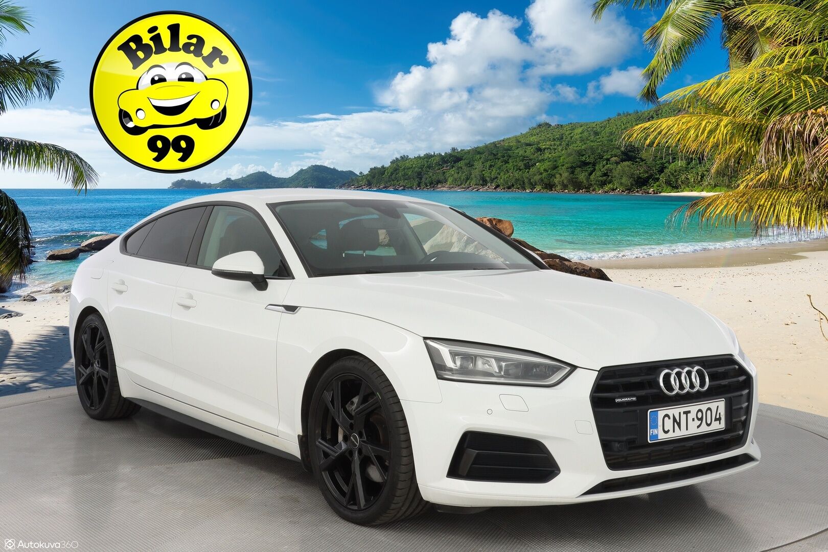 Audi A5 2019 Sportback Business Sport Edition 45TFSI 180kW MHEW Quattro S Tronic *Webasto / Nahat / Vetokoukku / Tutkat* - KATSO MIHIN HINTAAN! / Suomi-Auto / Kahdet renkaat alumiinivanteilla / Hyvä huoltohistoria / Viimeisin huolto 172tkm