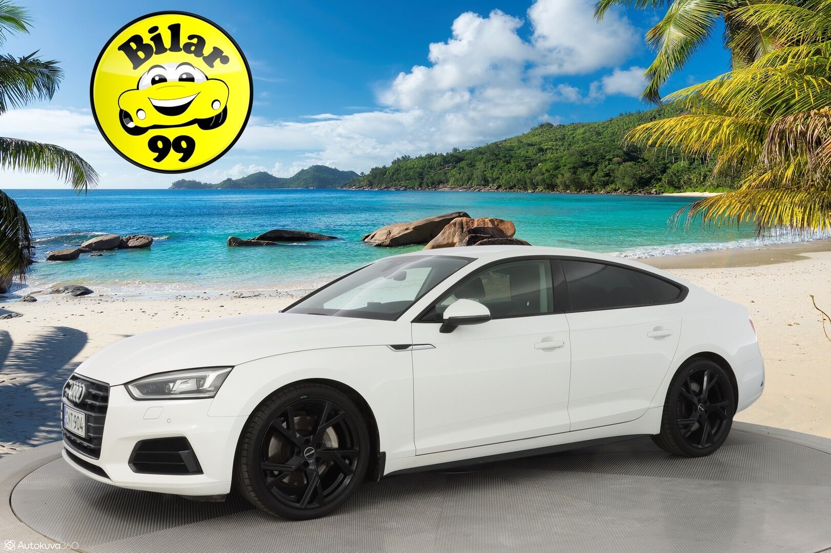 Audi A5 2019 Sportback Business Sport Edition 45TFSI 180kW MHEV Quattro S Tronic *Webasto / Nahat / Vetokoukku / Tutkat* - KATSO KAMPANJAHINTA!/ Suomi-Auto / Kahdet renkaat alumiinivanteilla / Hyvä huoltohistoria / Viimeisin huolto 172tkm - HULLU BLACKWEEK KORKOTARJOUS 2,49%