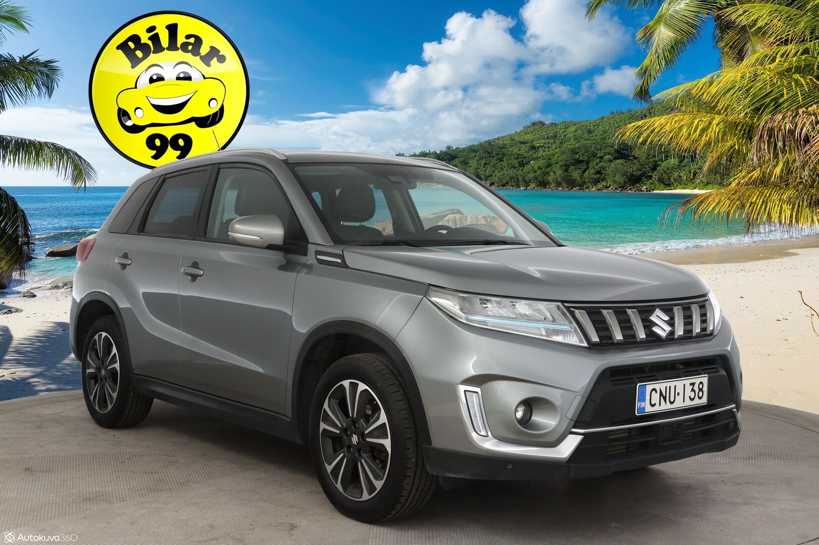 Suzuki Vitara 2021 1,4 BOOSTERJET 4WD GL+ 6AT HYBRID * Webasto / KeylessGo / Peruutuskamera / Adapti. Cruise * - * 1-.om Suomi-Auto / Hyvät varusteet / Särmät huollot / 2x hyvät renkaat aluvanteilla *