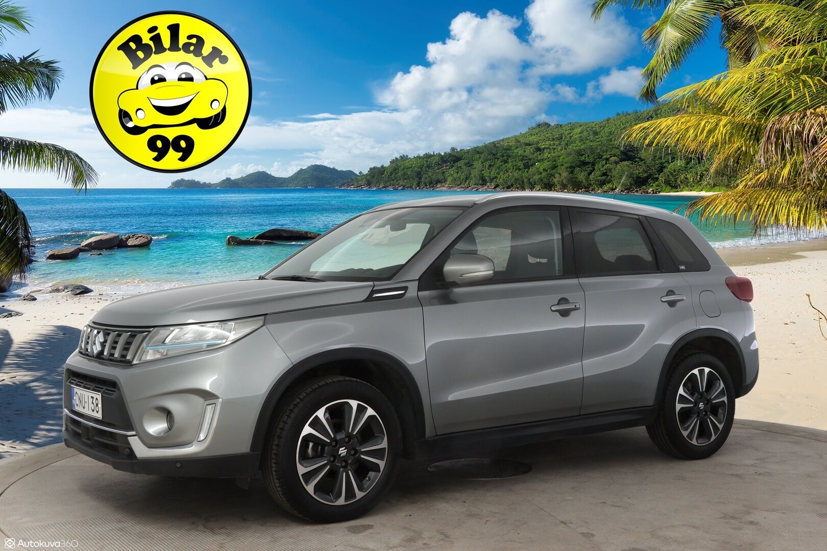 Suzuki Vitara 2021 1,4 BOOSTERJET 4WD GL+ 6AT HYBRID * Webasto / KeylessGo / Peruutuskamera / Adapti. Cruise * - * 1-.om Suomi-Auto / Hyvät varusteet / Särmät huollot / 2x hyvät renkaat aluvanteilla *