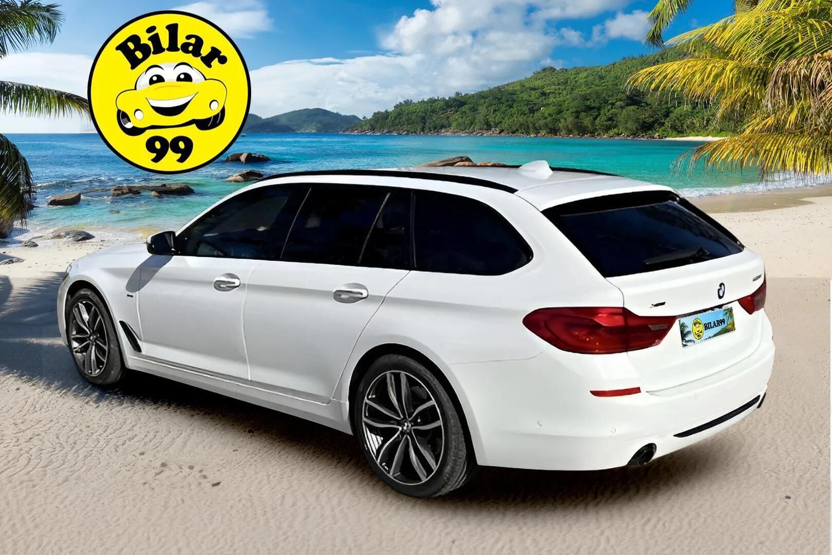 BMW 520 2018 G31 Touring 520d A xDrive Business Sport * Webasto / Konjakkinahat / 360-kamera / Koukku / Comfort Access / Prof Navi / Hifit / Remote parking * - Merkkiliikkeen huoltohistoria / 2x BMW alut / Huippuvarusteet - HULLUT AVAJAISHULINAT KORKOTARJOUS 3,29 %