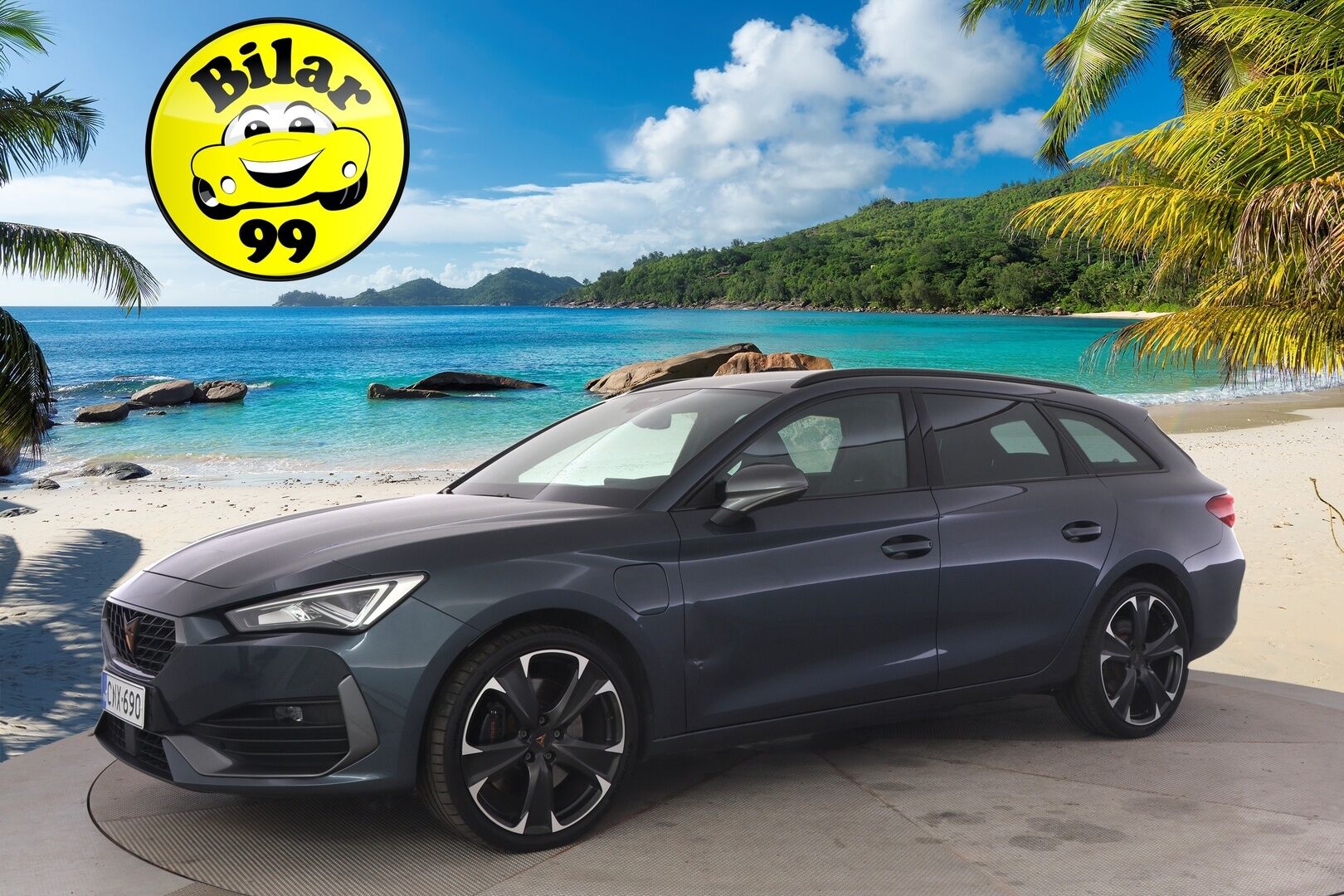 CUPRA LEON SPORTSTOURER 2021 1,4 PHEV 180 kW e-HYBRID DSG *Adapt. vakkari / Digimittaristo / Navi / LED / Keyless / Apple&Android * - *Kahdet renkaat / Merkki huollettu / Taloudellinen*