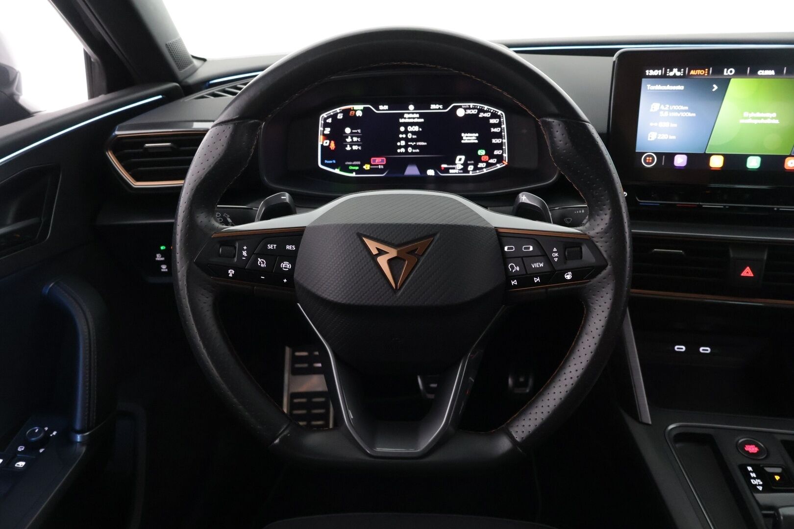 CUPRA LEON SPORTSTOURER 2021 1,4 PHEV 180 kW e-HYBRID DSG *Adapt. vakkari / Digimittaristo / Navi / LED / Keyless / Apple&Android * - *Kahdet renkaat / Merkki huollettu / Taloudellinen*