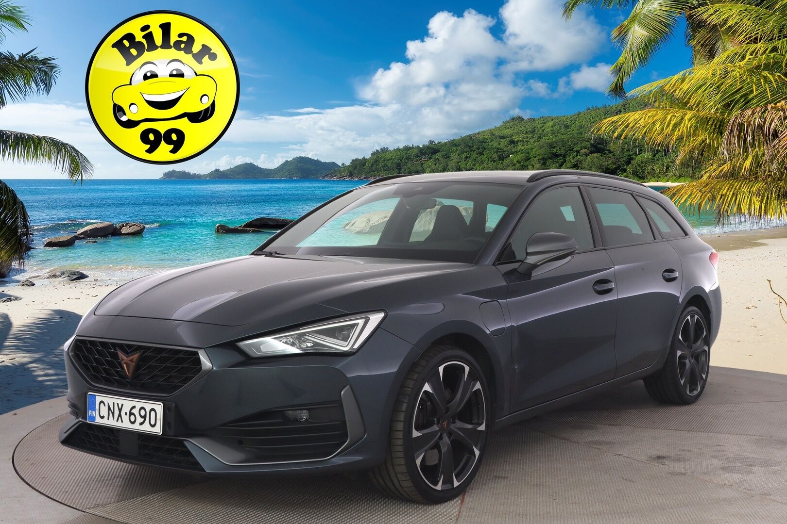 CUPRA LEON SPORTSTOURER 2021 1,4 PHEV 180 kW e-HYBRID DSG *Adapt. vakkari / Digimittaristo / Navi / LED / Keyless / Apple&Android * - *Kahdet renkaat / Merkki huollettu / Taloudellinen*