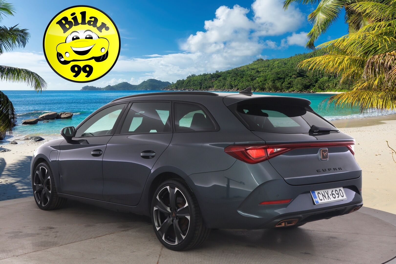 CUPRA LEON SPORTSTOURER 2021 1,4 PHEV 180 kW e-HYBRID DSG *Adapt. vakkari / Digimittaristo / Navi / LED / Keyless / Apple&Android * - *Kahdet renkaat / Merkki huollettu / Taloudellinen*