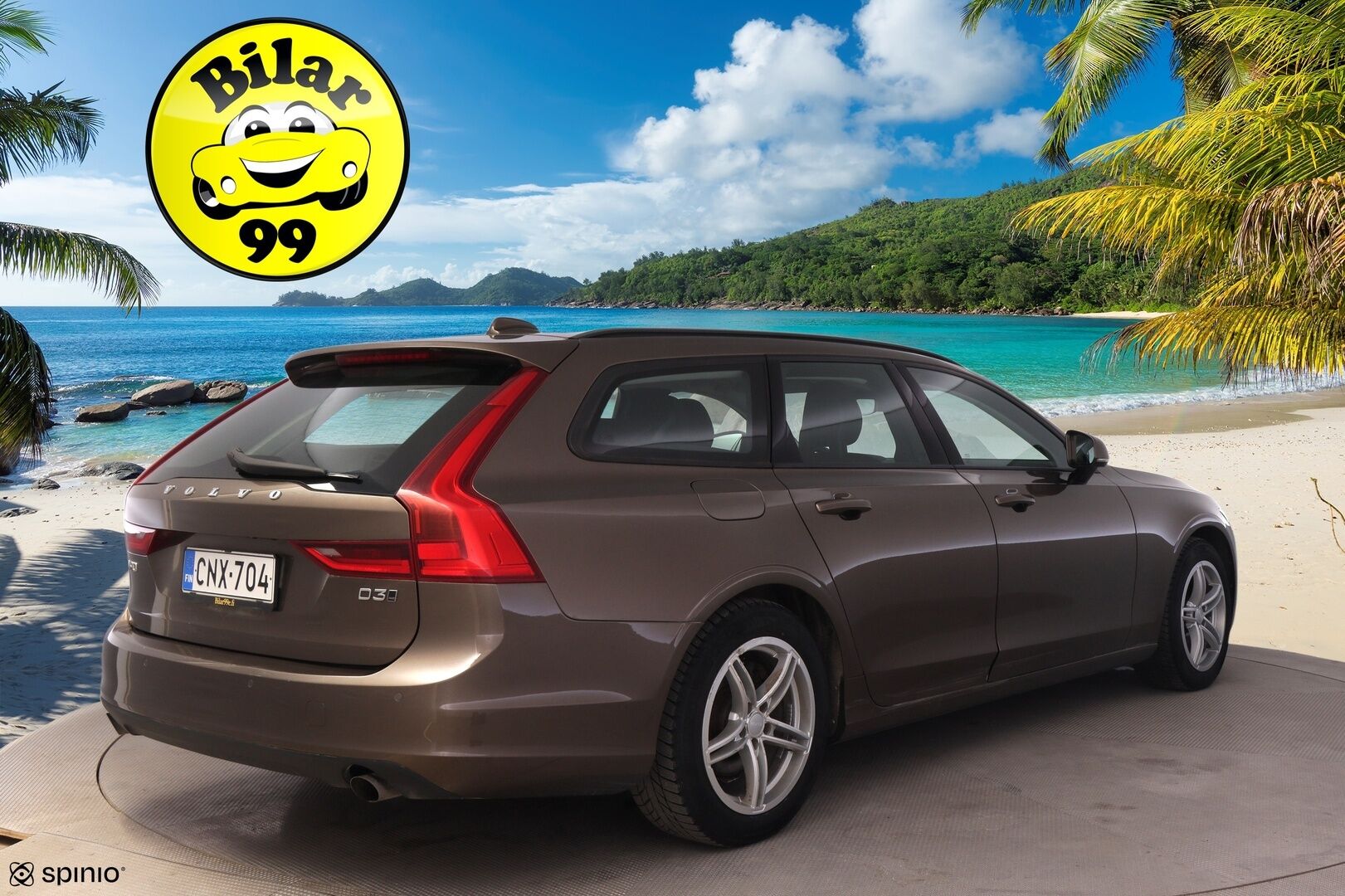 Volvo V90 2018 D3 AWD Business aut *Ei Ad-Blue / ACC / S-Koukku / Kamera / Tutkat / Pa-lämmitin / Ratinlämmitin / LED* - Hyvin huollettu neliveto V90 ilman Adblue järjestelmää!