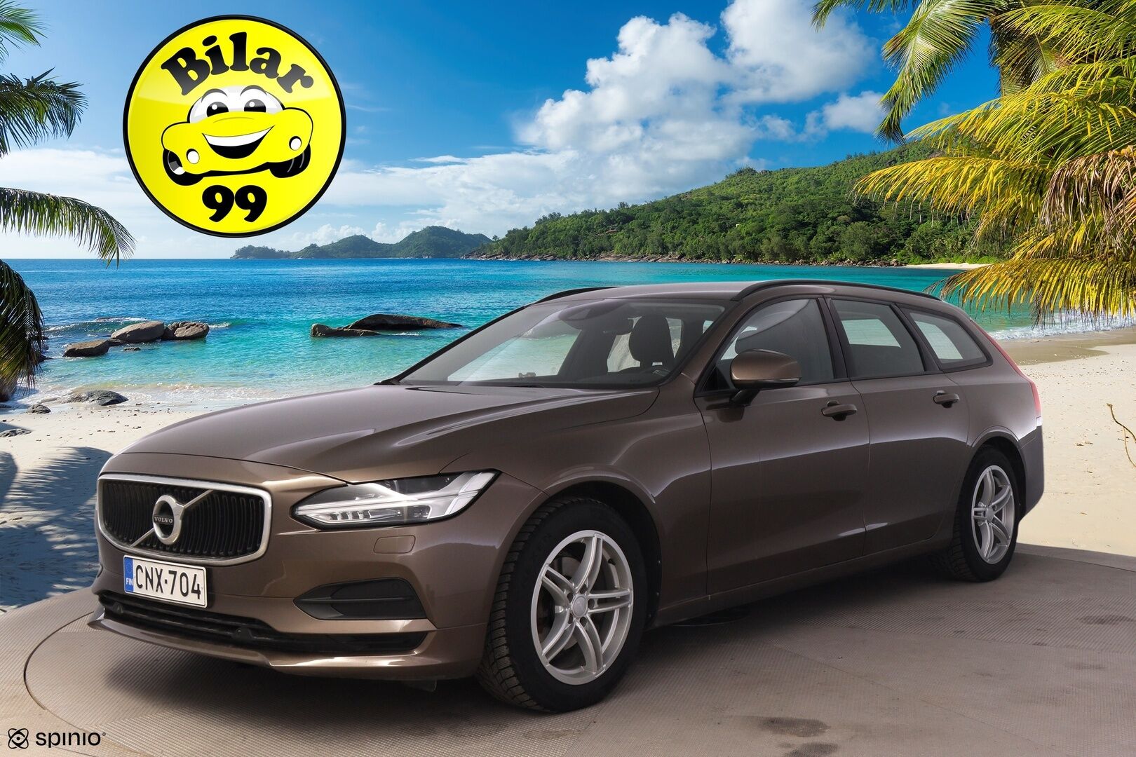 Volvo V90 2018 D3 AWD Business aut *Ei Ad-Blue / ACC / S-Koukku / Kamera / Tutkat / Pa-lämmitin / Ratinlämmitin / LED* - Hyvin huollettu neliveto V90 ilman Adblue järjestelmää!