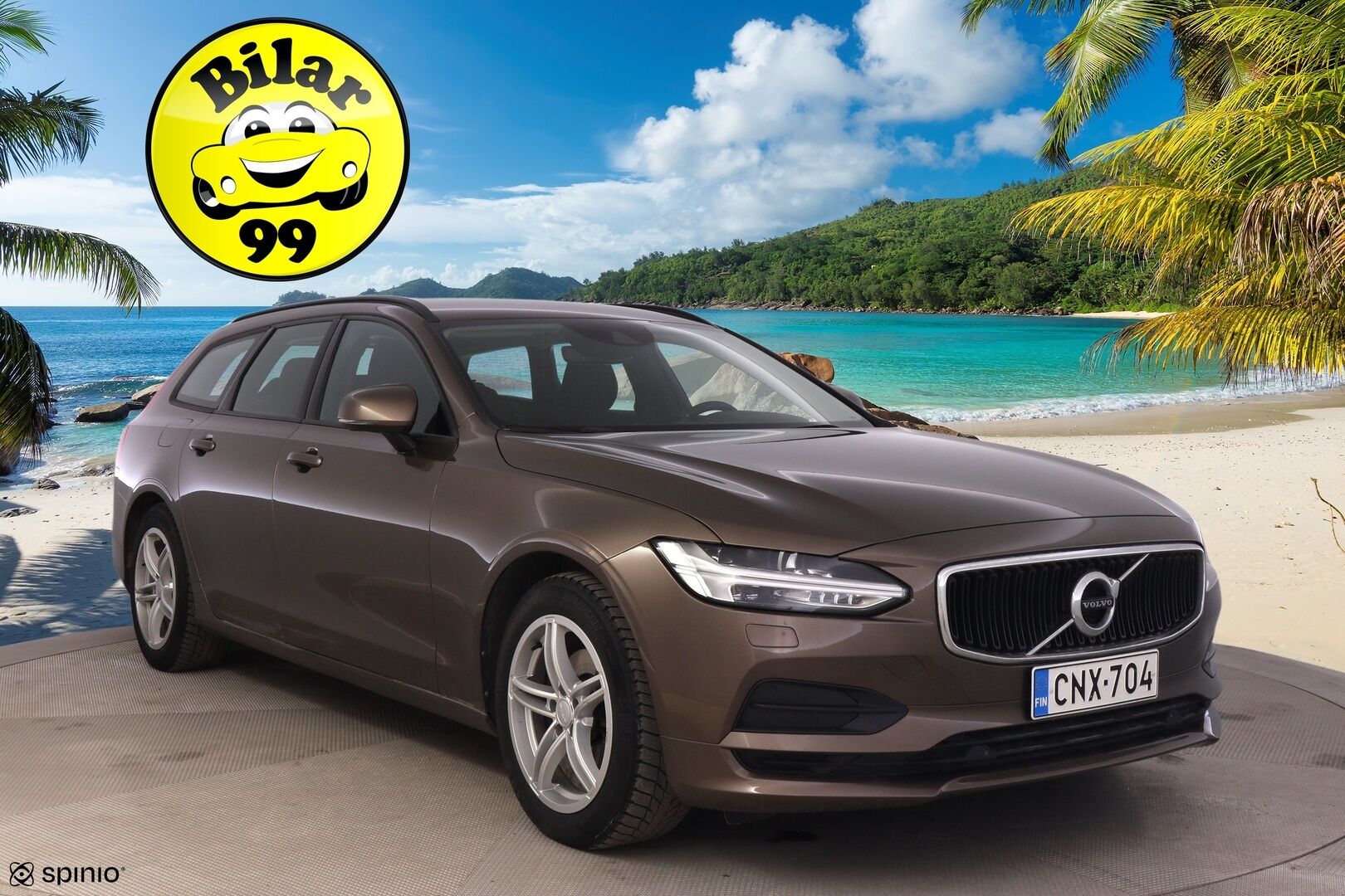 Volvo V90 2018 D3 AWD Business aut *Ei Ad-Blue / ACC / S-Koukku / Kamera / Tutkat / Pa-lämmitin / Ratinlämmitin / LED* - Hyvin huollettu neliveto V90 ilman Adblue järjestelmää!