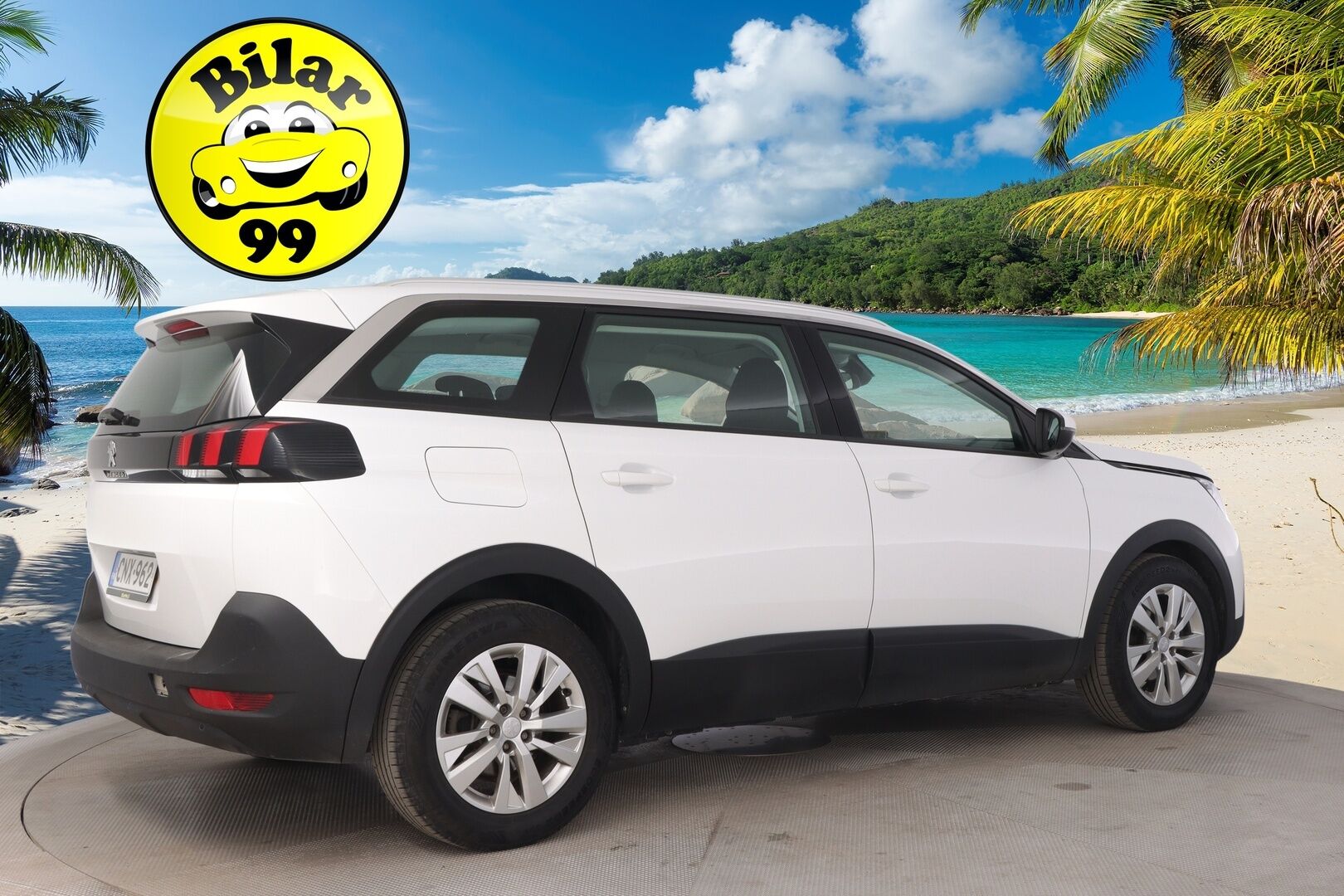 Peugeot 5008 2020 Active BlueHDi 130 EAT8-autom / 7-paikkanen / Tutkat / App connect  / Rattivaihteet / - *2x renkaat&aluminiivanteet*