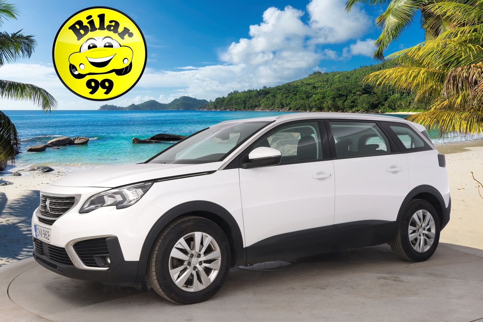 Peugeot 5008 2020 Active BlueHDi 130 EAT8-autom / 7-paikkanen / Tutkat / App connect  / Rattivaihteet / - *2x renkaat&aluminiivanteet*