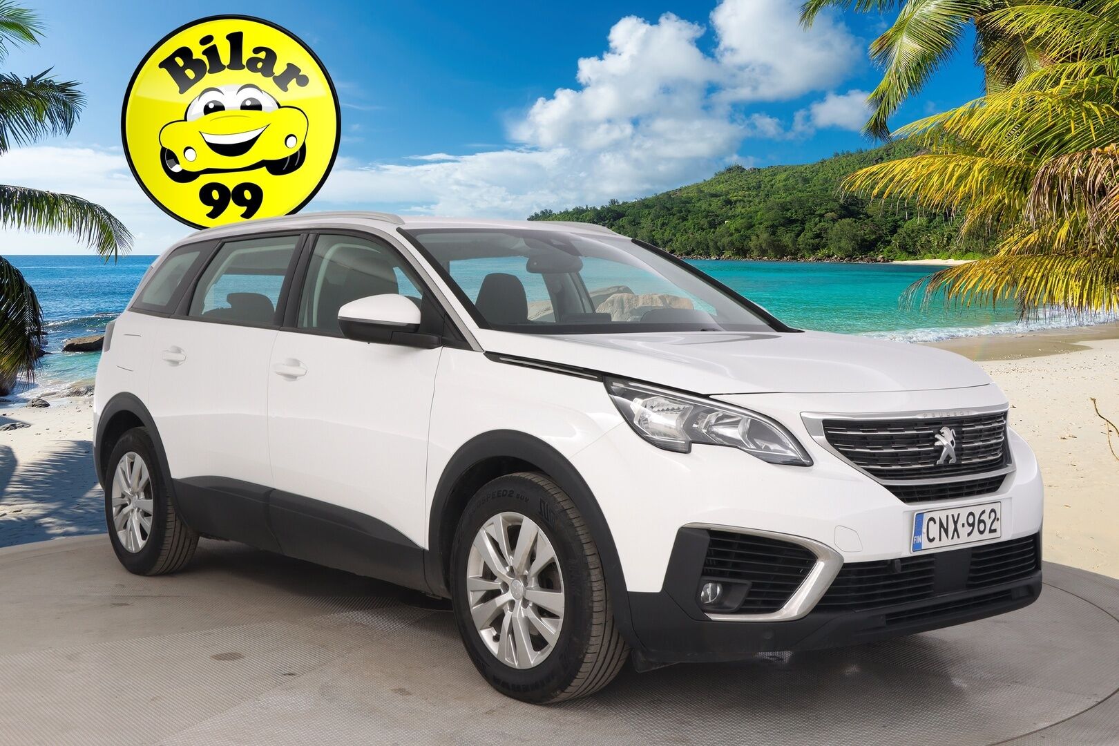 Peugeot 5008 2020 Active BlueHDi 130 EAT8-autom / 7-paikkanen / Tutkat / App connect  / Rattivaihteet / - *2x renkaat&aluminiivanteet*