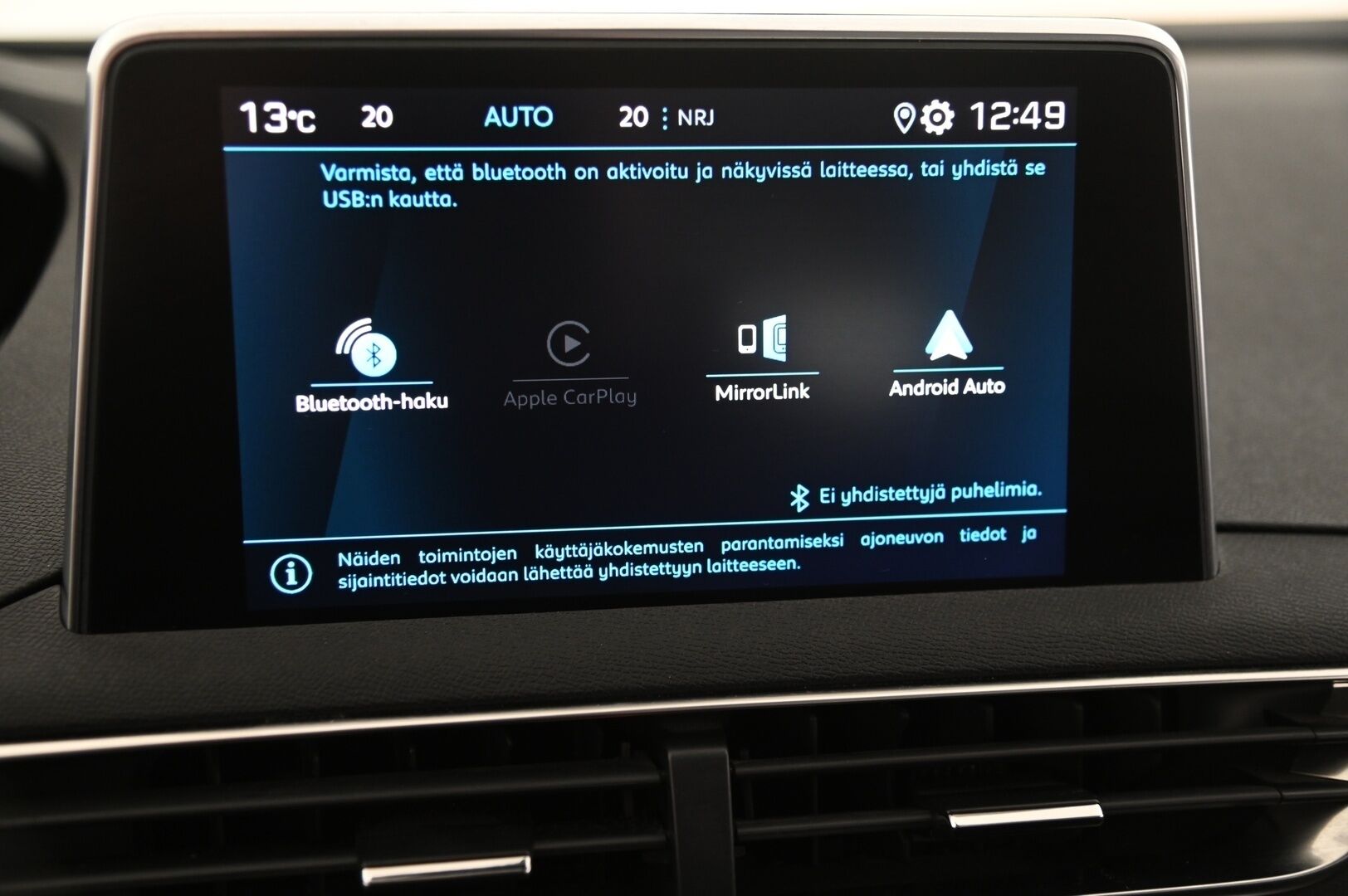 Peugeot 5008 2020 Active BlueHDi 130 EAT8-autom / 7-paikkanen / Tutkat / App connect  / Rattivaihteet / - *2x renkaat&aluminiivanteet*