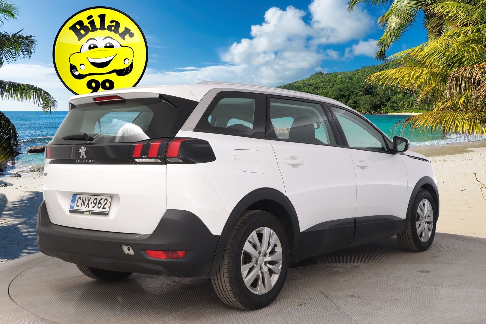 Peugeot 5008 2020 Active BlueHDi 130 EAT8-autom / 7-paikkanen / Tutkat / App connect  / Rattivaihteet / - *2x renkaat&aluminiivanteet*