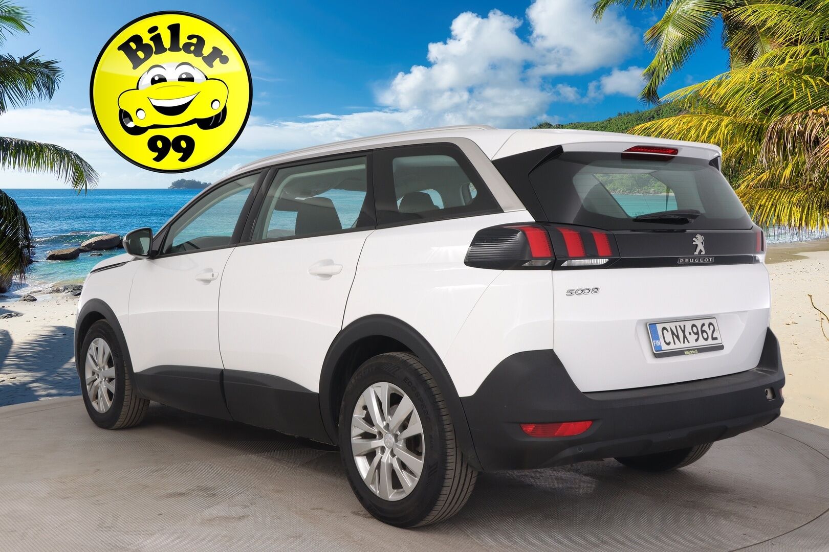 Peugeot 5008 2020 Active BlueHDi 130 EAT8-autom / 7-paikkanen / Tutkat / App connect  / Rattivaihteet / - *2x renkaat&aluminiivanteet*